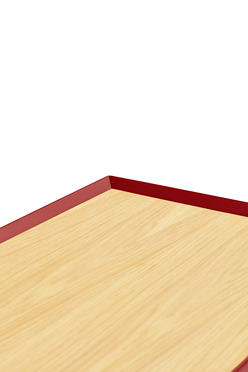 Buffet 4 portes 165x40 cm Arista de Teulat rouge