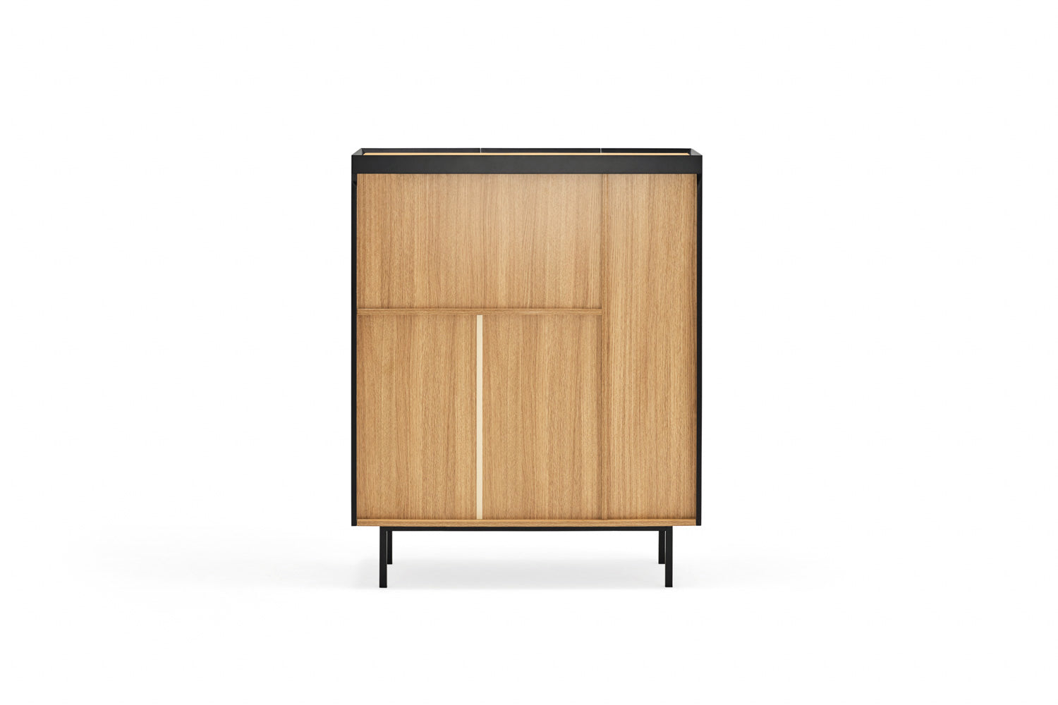 Buffet 3 portes 95x120 cm Arista de Teulat noir
