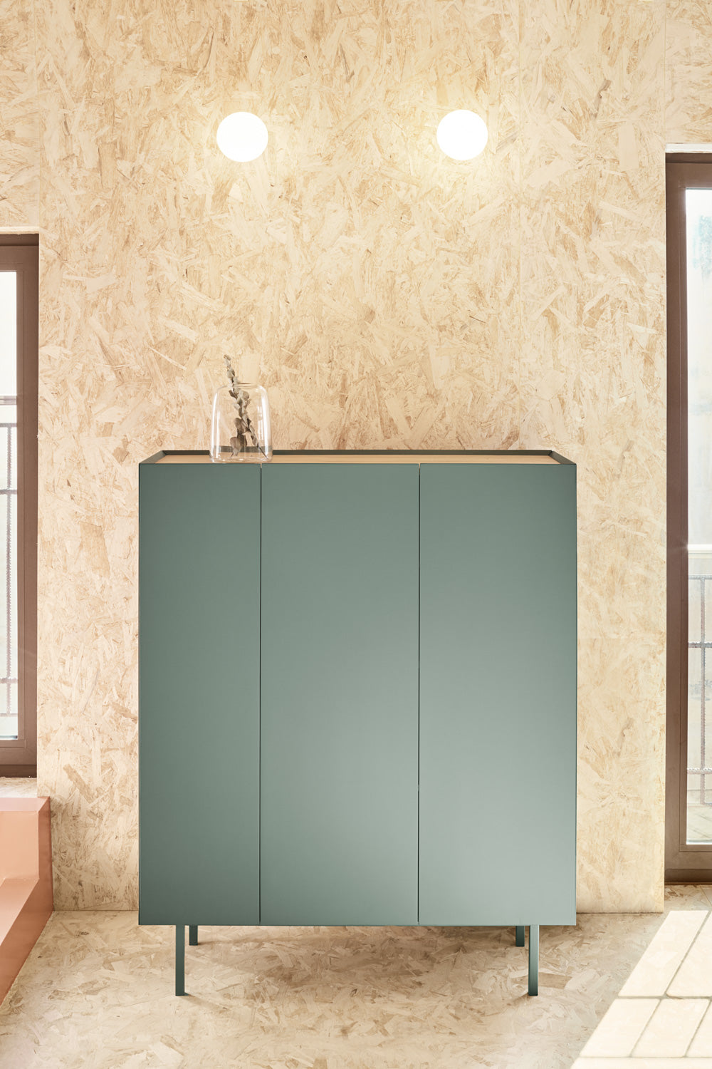 Buffet 3 portes 95x120 cm Arista de Teulat vert