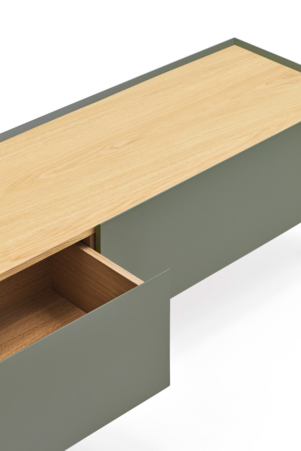 Meuble TV 180x40 cm Arista de Teulat vert