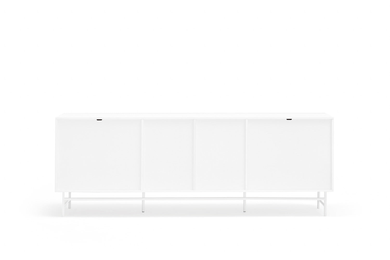 Buffet 8 tiroirs 2 portes 212x47 cm Punto de Teulat blanc