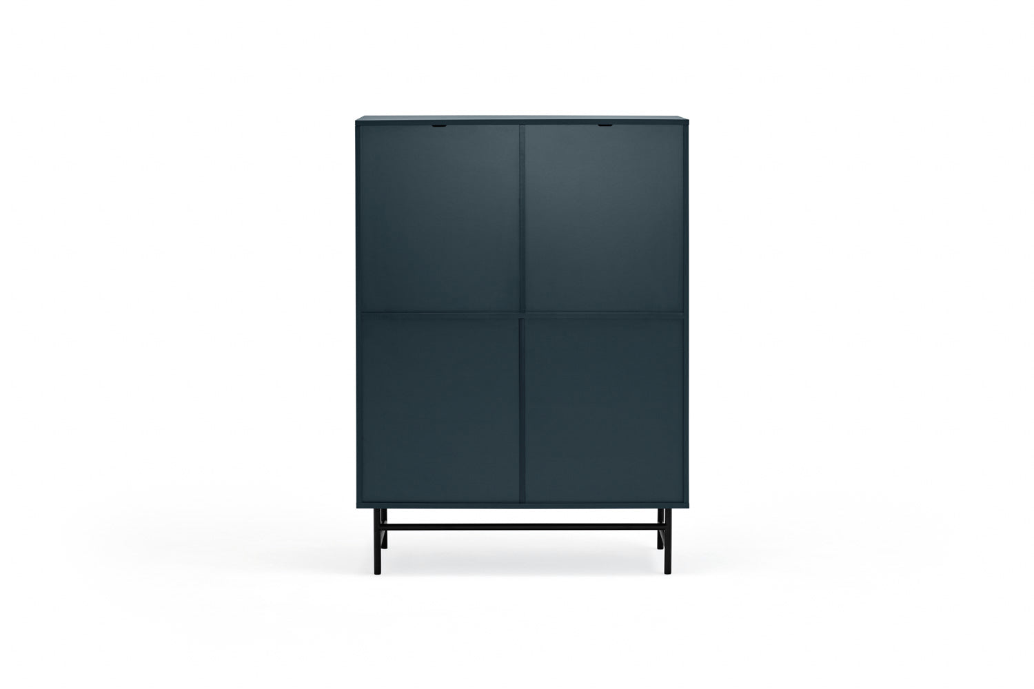 Buffet 2 portes 93x130 cm Punto de Teulat bleue