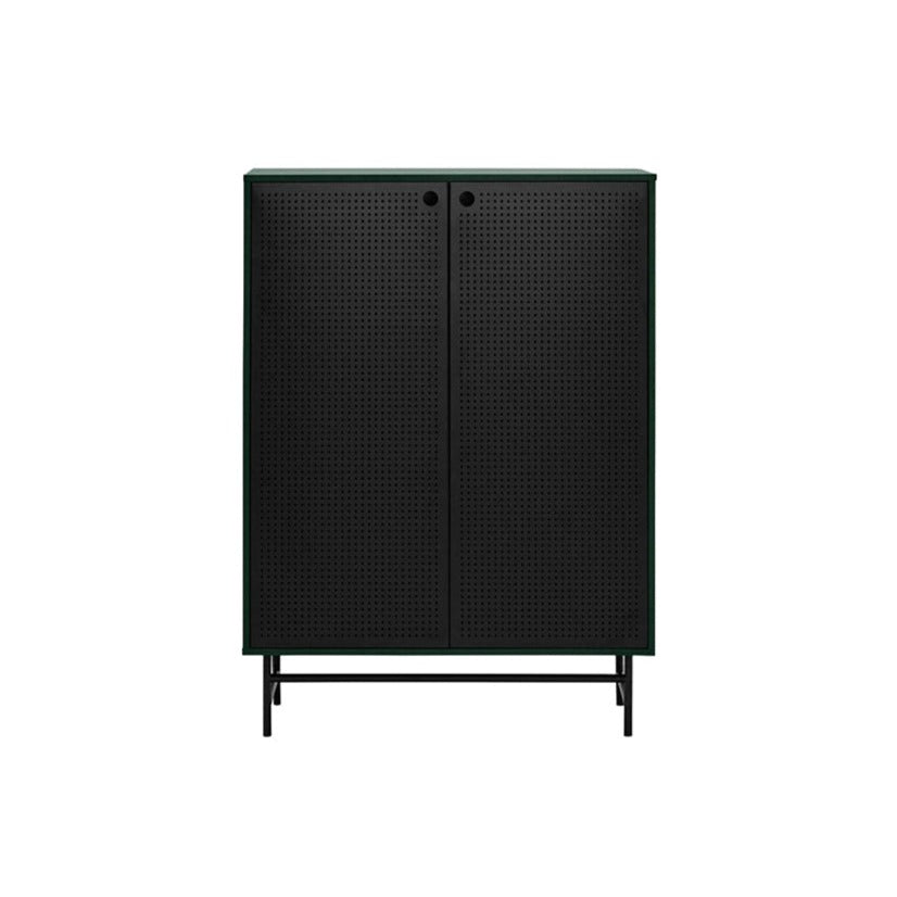 Buffet 2 portes 93x130 cm Punto de Teulat bleue