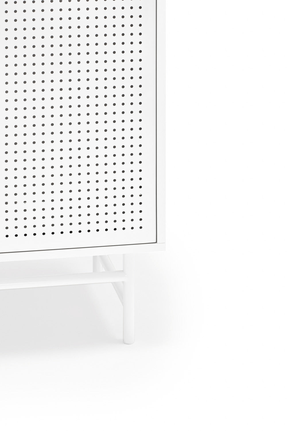 Buffet 2 portes 93x130 cm Punto de Teulat blanc