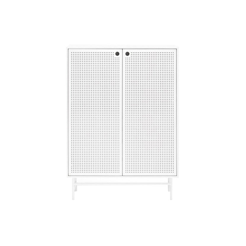 Buffet 2 portes 93x130 cm Punto de Teulat blanc