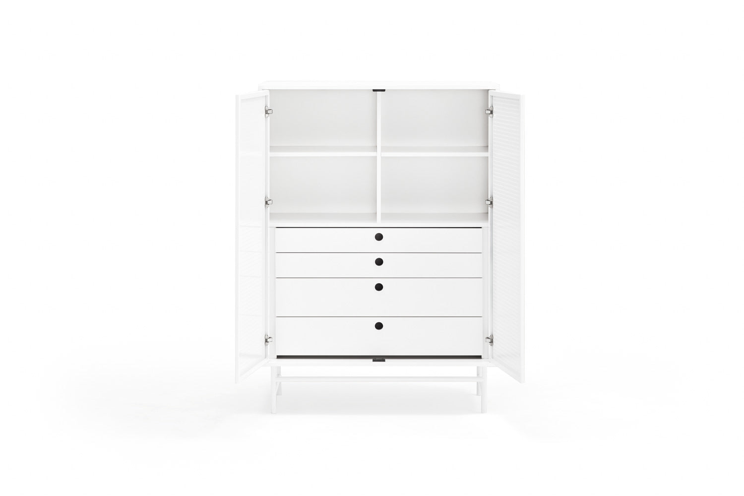 Buffet 2 portes 93x130 cm Punto de Teulat blanc