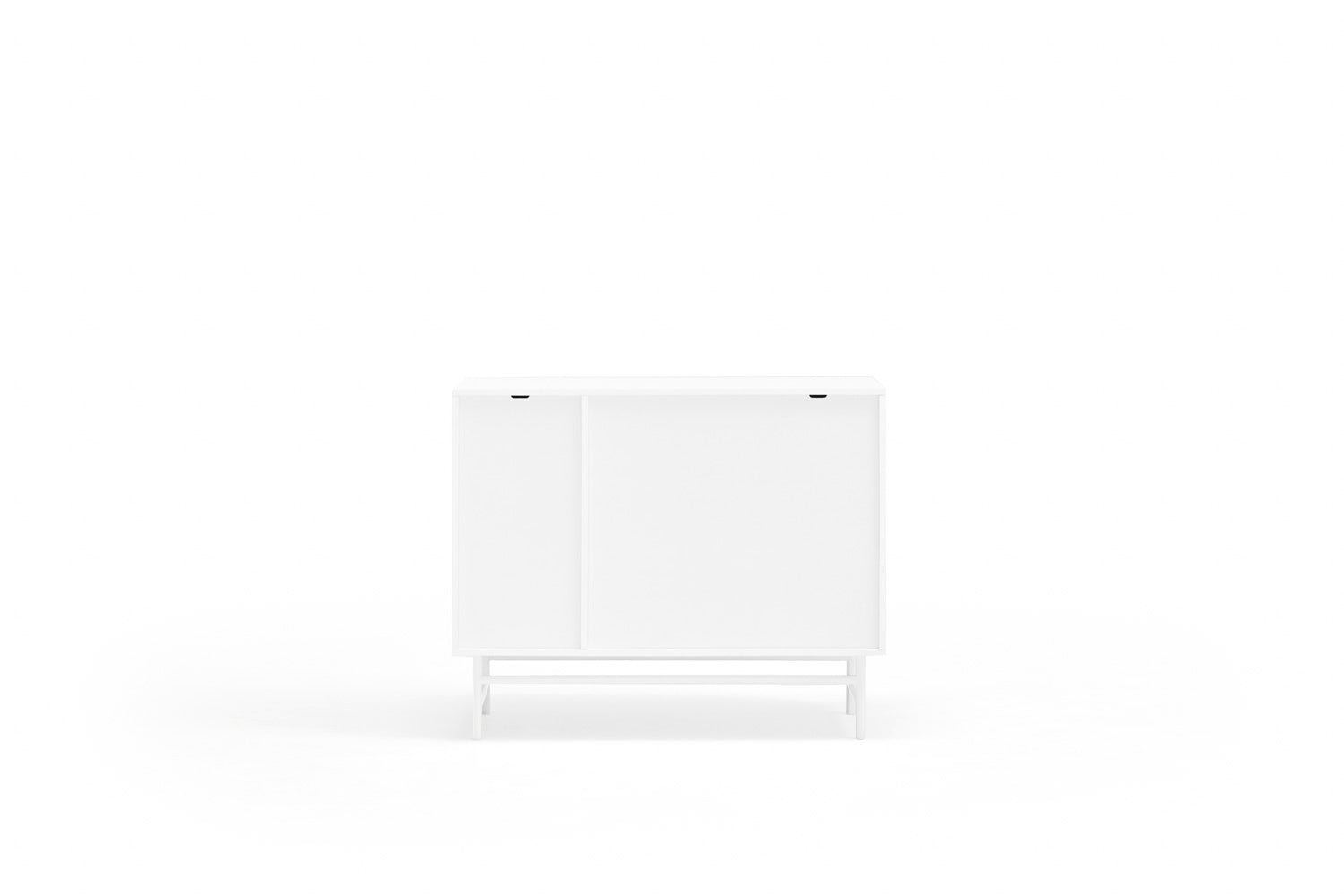 Commode 4 tiroirs 1 porte 97x45 cm Punto de Teulat blanche