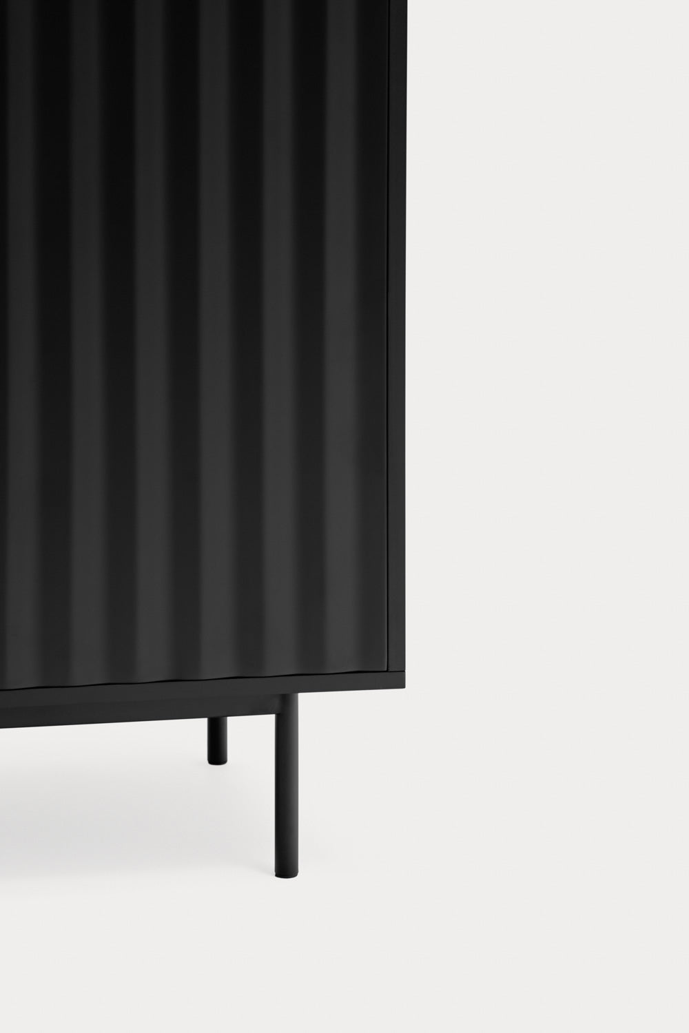 Buffet moderne 2 portes 97x130 cm Sierra de Teulat noir