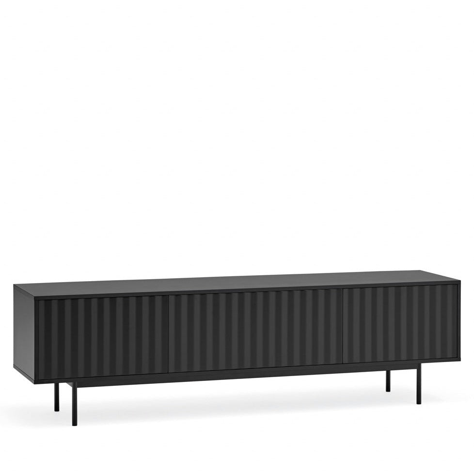 Meuble TV 180x40 cm Sierra de Teulat noir