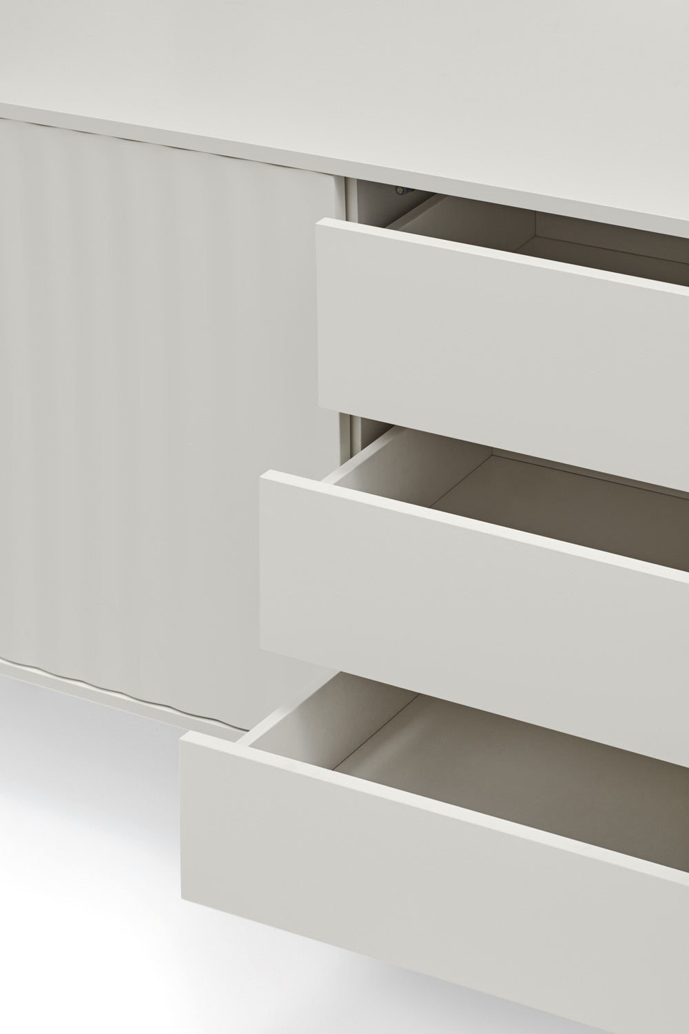 Buffet 4 portes 212x47 cm Sierra de Teulat blanc