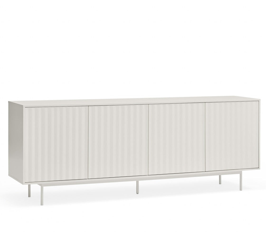 Buffet 4 portes 212x47 cm Sierra de Teulat blanc