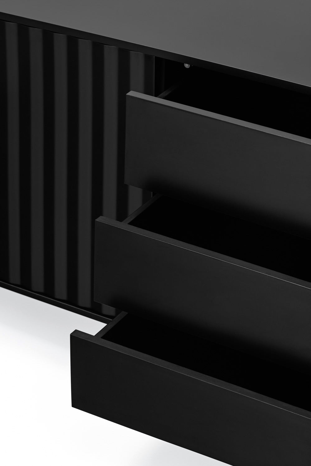 Buffet 4 portes 212x47 cm Sierra de Teulat noir