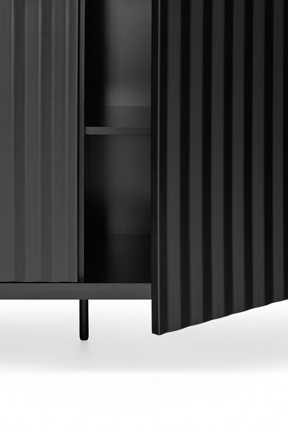 Buffet 4 portes 212x47 cm Sierra de Teulat noir