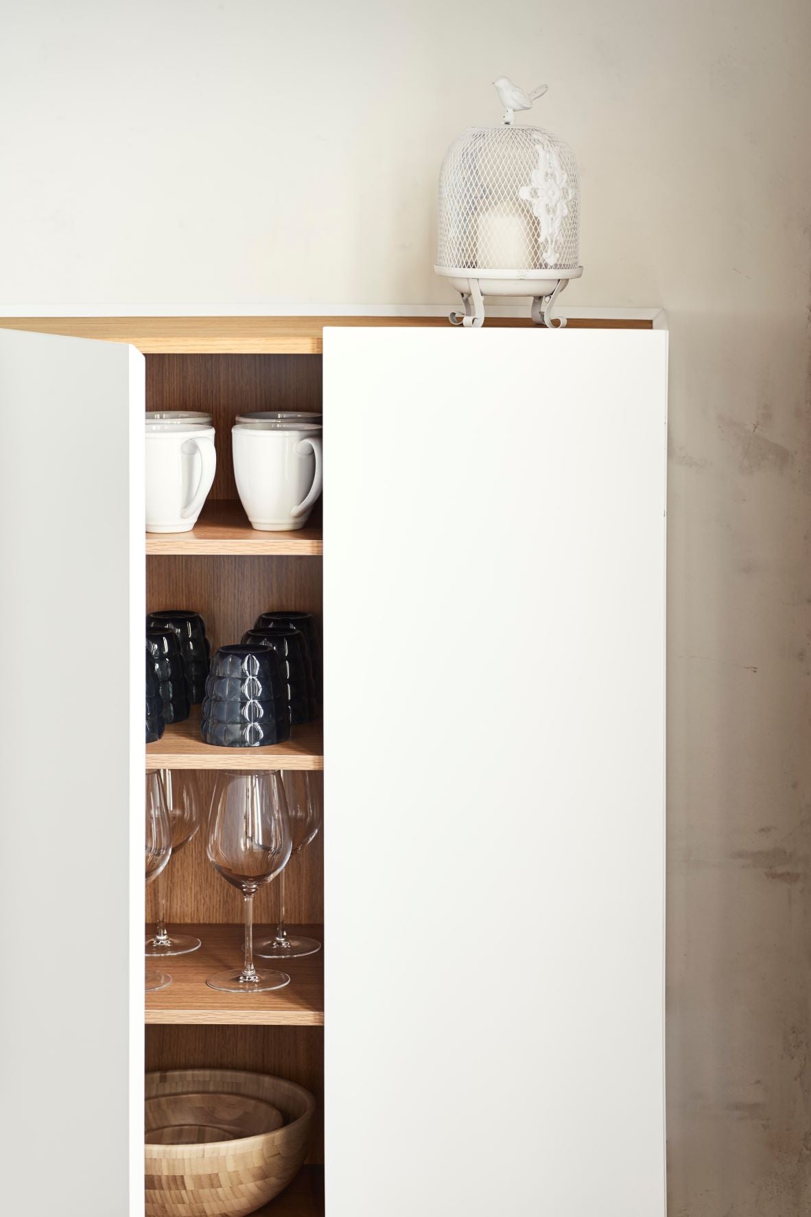 Buffet 3 portes 95x120 cm Arista de Teulat blanc