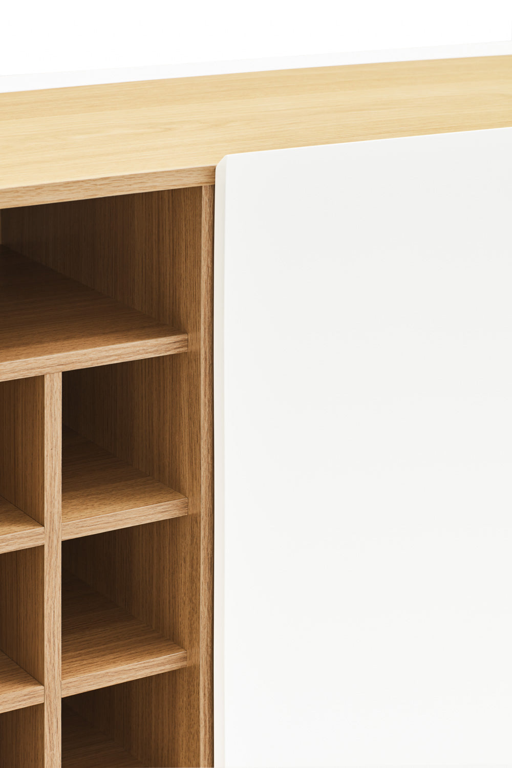 Buffet 3 portes 95x120 cm Arista de Teulat blanc