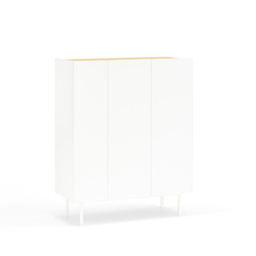Buffet 3 portes 95x120 cm Arista de Teulat blanc