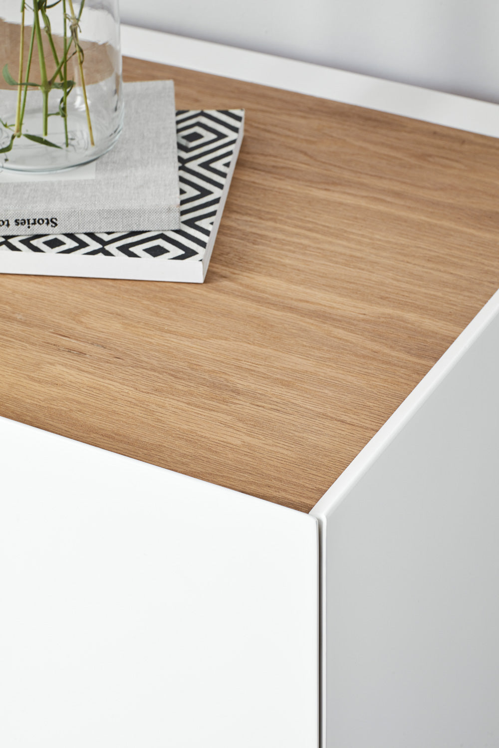 Buffet 3 portes 110x40 cm Arista de Teulat blanc