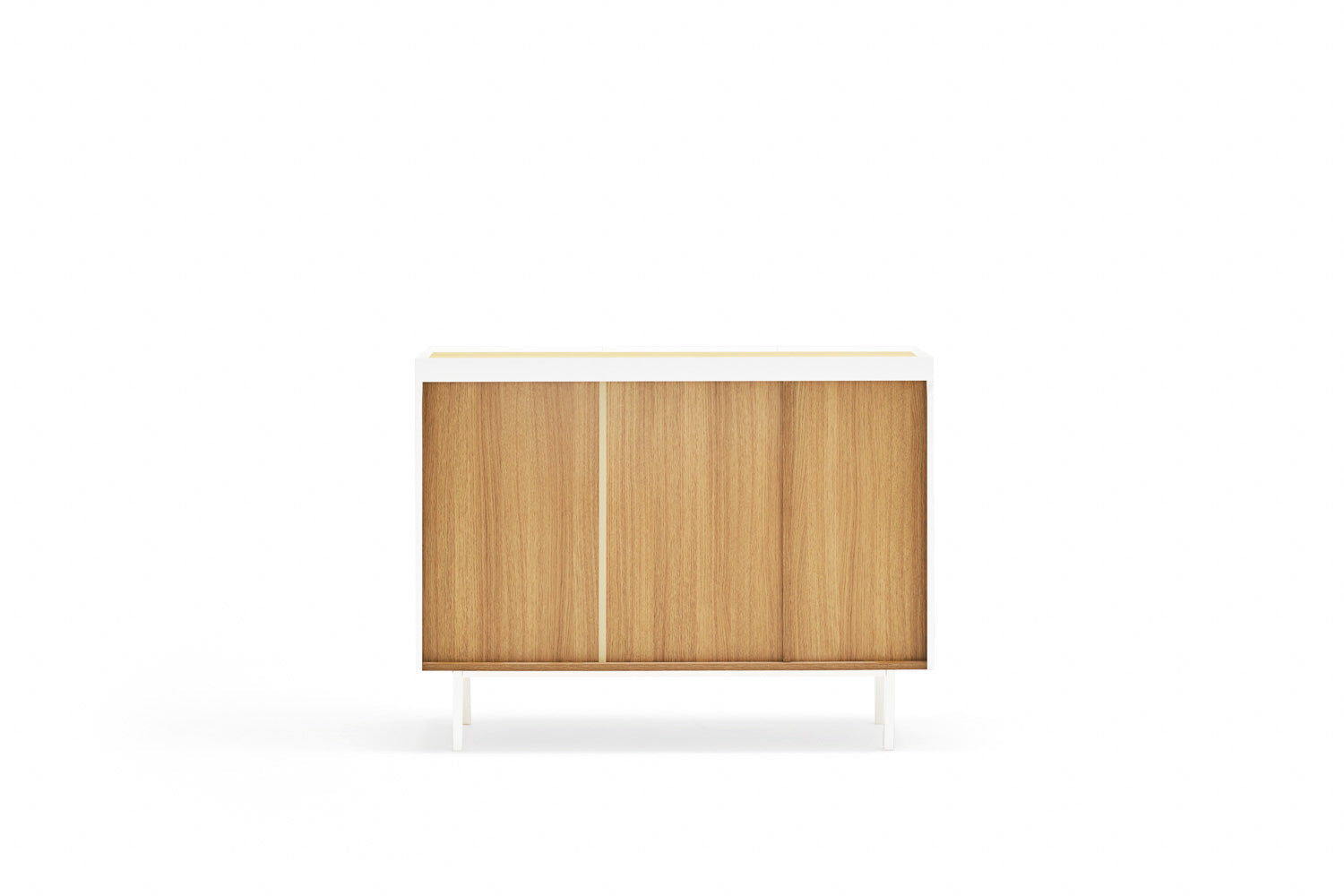 Buffet 3 portes 110x40 cm Arista de Teulat blanc