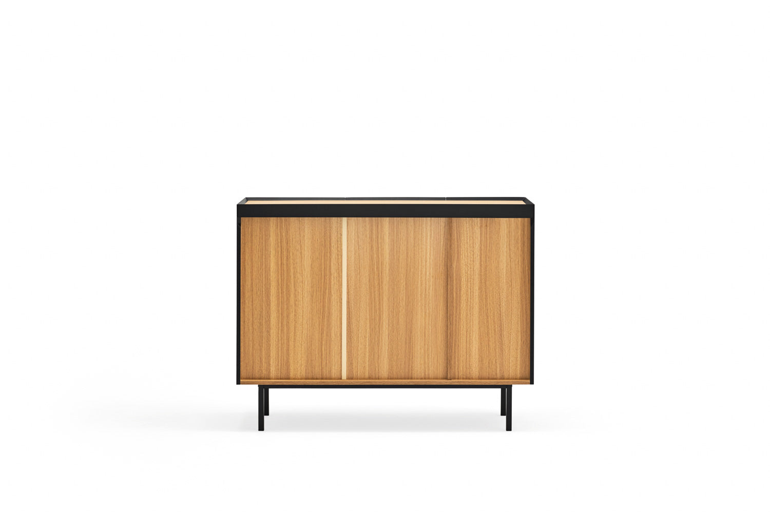 Buffet 3 portes 110x40 cm Arista de Teulat noir