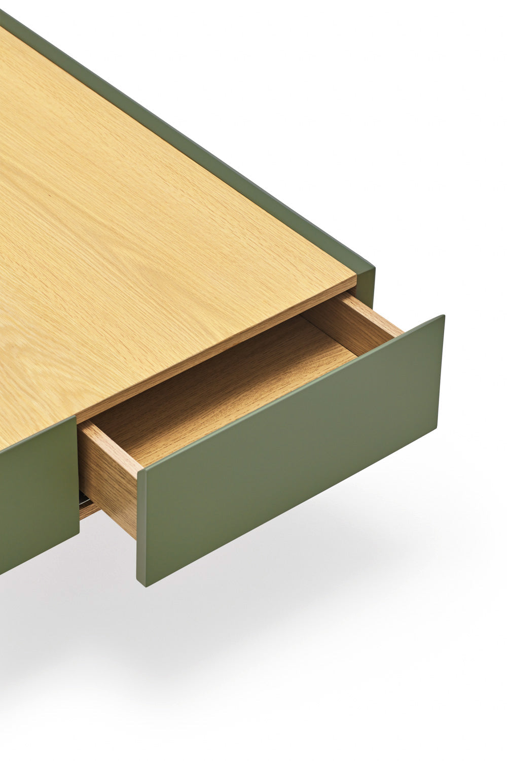 Table basse de salon 110x60 cm Arista Teulat vert