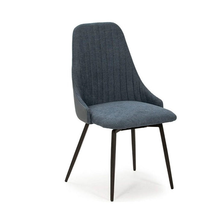 Lot de 2 chaises pivotantes Tella bleues