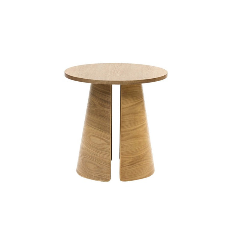 Table basse ronde Ø50 h50 cm Cep de Teulat en bois naturel