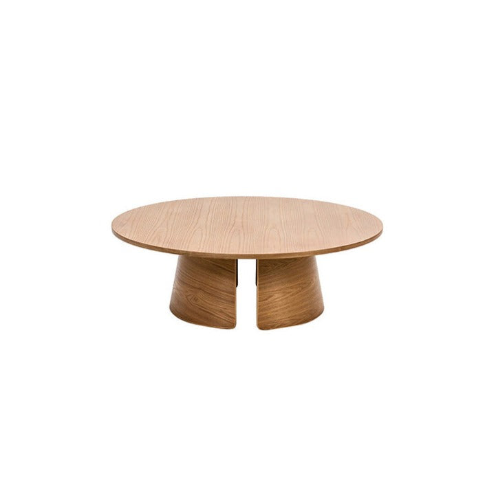 Table basse ronde Ø110 h36 cm Cep de Teulat en bois naturel