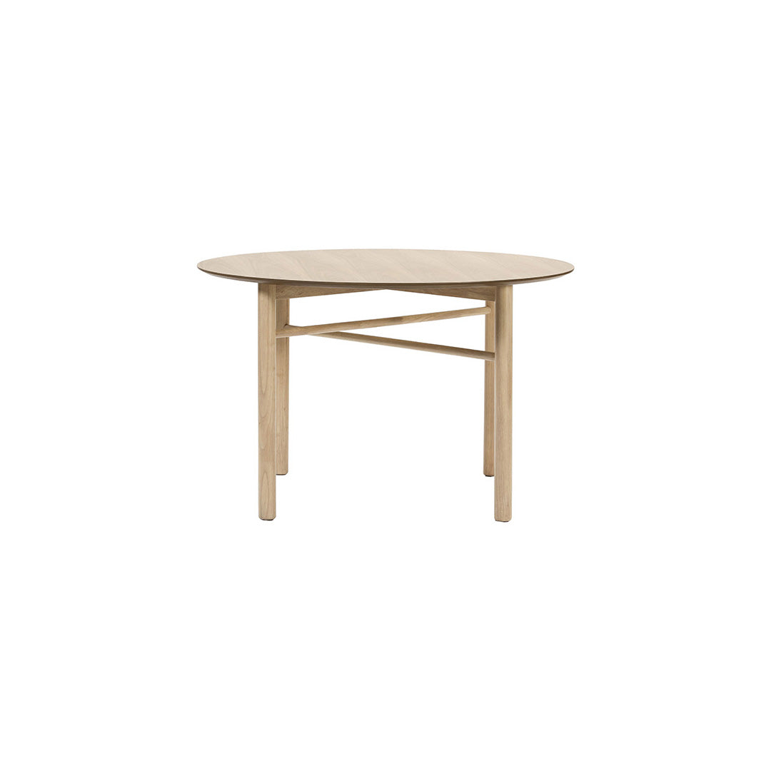 Table à manger Ø 120 cm Junco 4 places en bois naturel