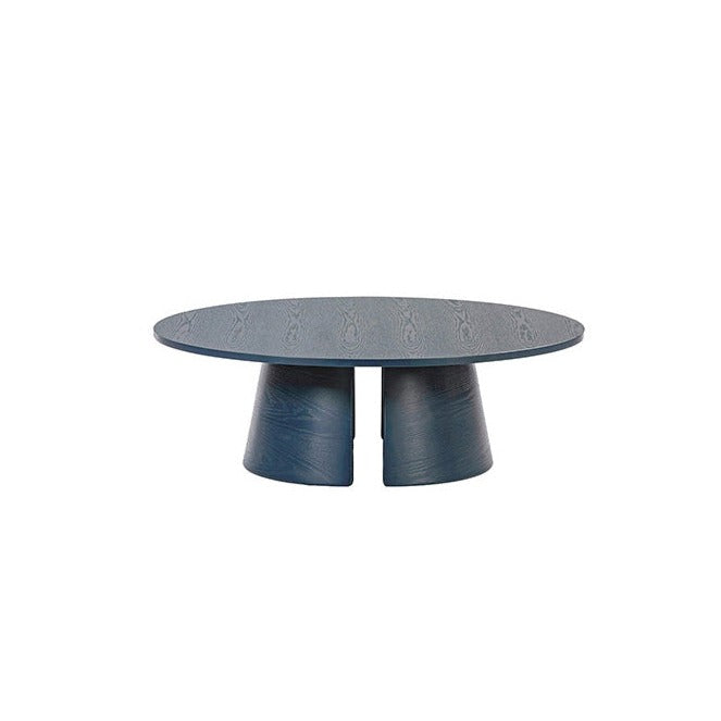 Table basse ronde Ø 110 h36 cm Cep de Teulat bleue