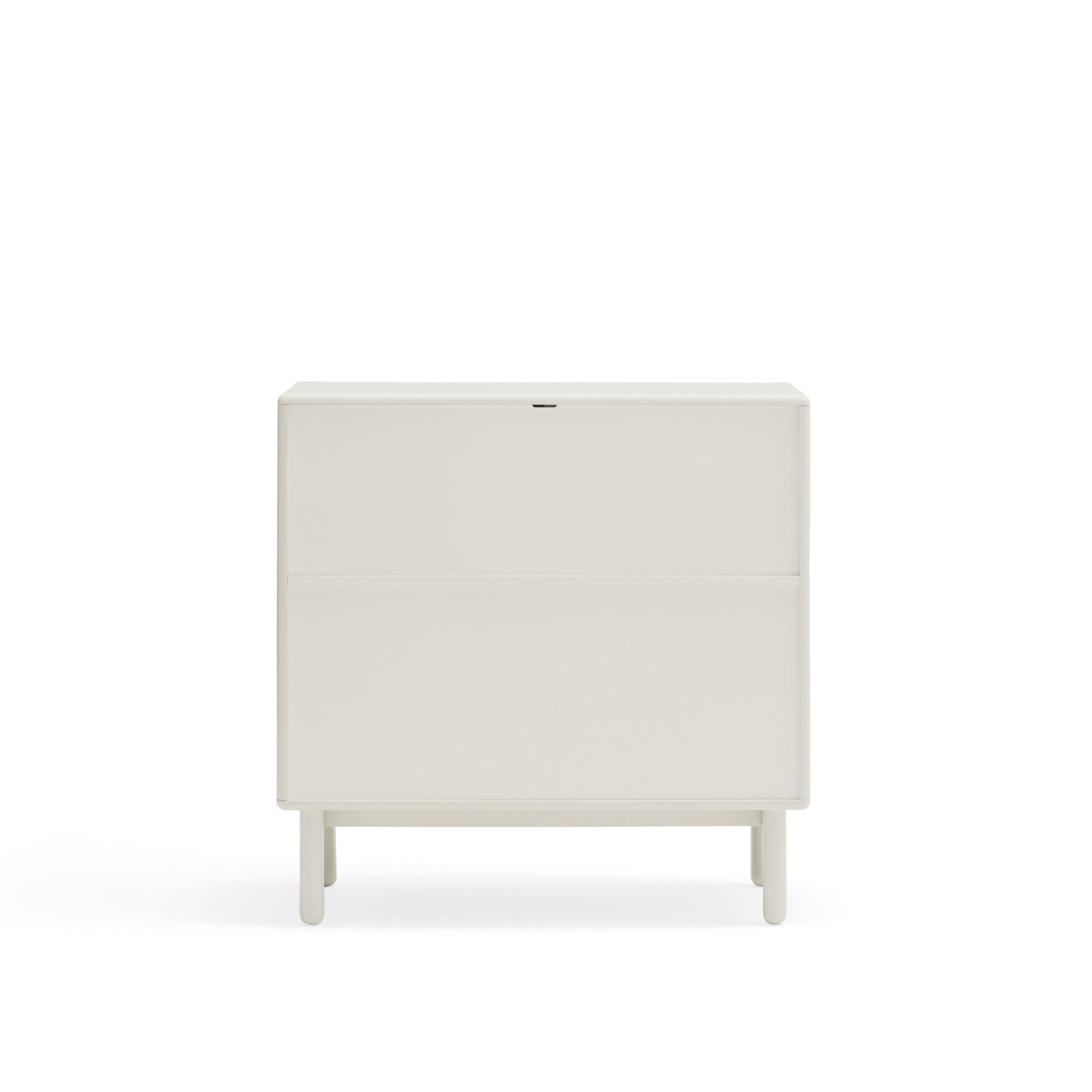 Commode 4 tiroirs 90x40 cm Corvo de Teulat crème