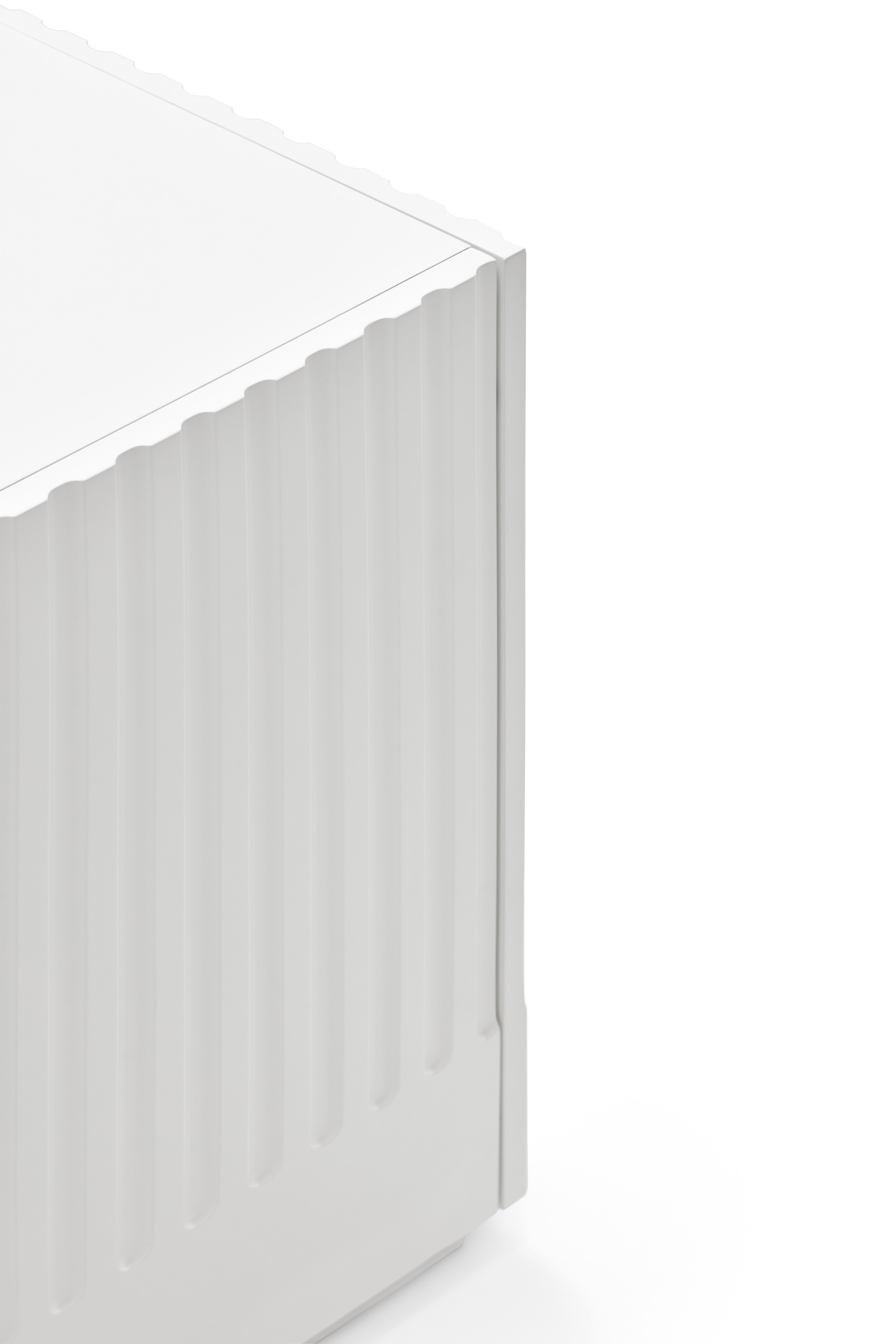 Buffet 3 portes 148x48 cm Doric de Teulat blanc
