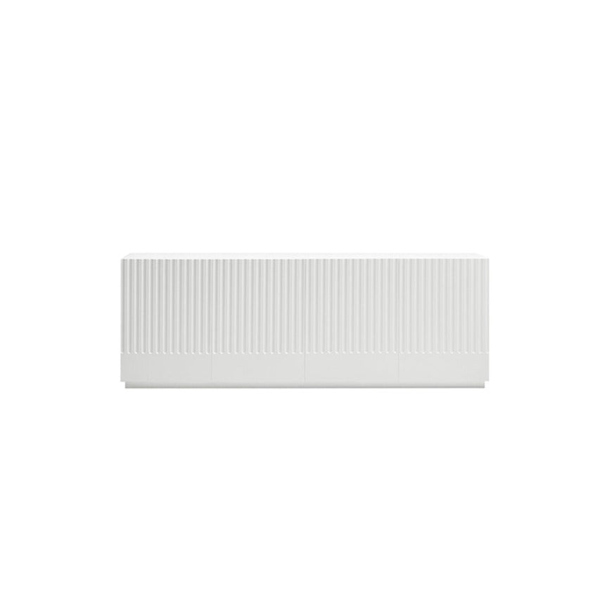 Buffet 4 portes 198x48 cm Doric de Teulat blanc