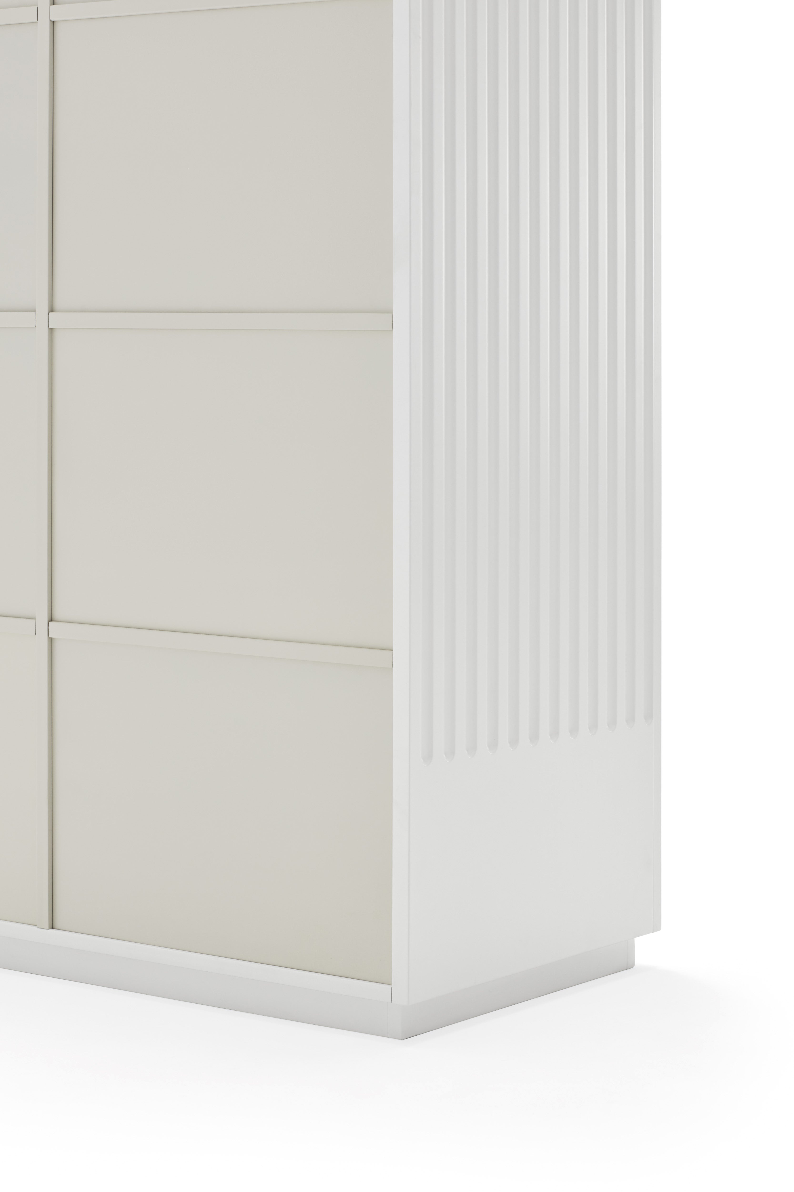 Buffet 2 portes 91x120 cm Doric de Teulat blanc
