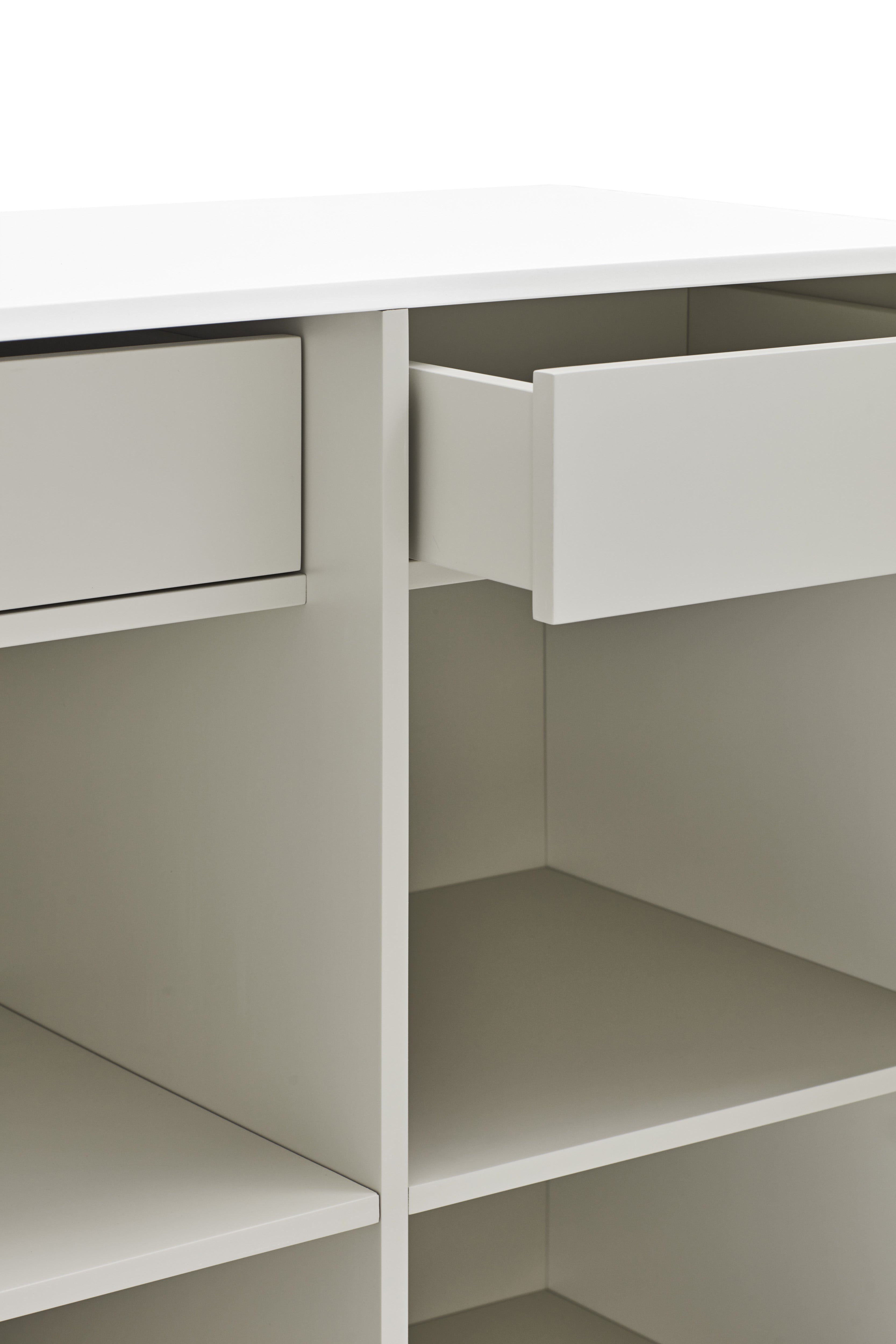 Buffet 2 portes 91x120 cm Doric de Teulat blanc
