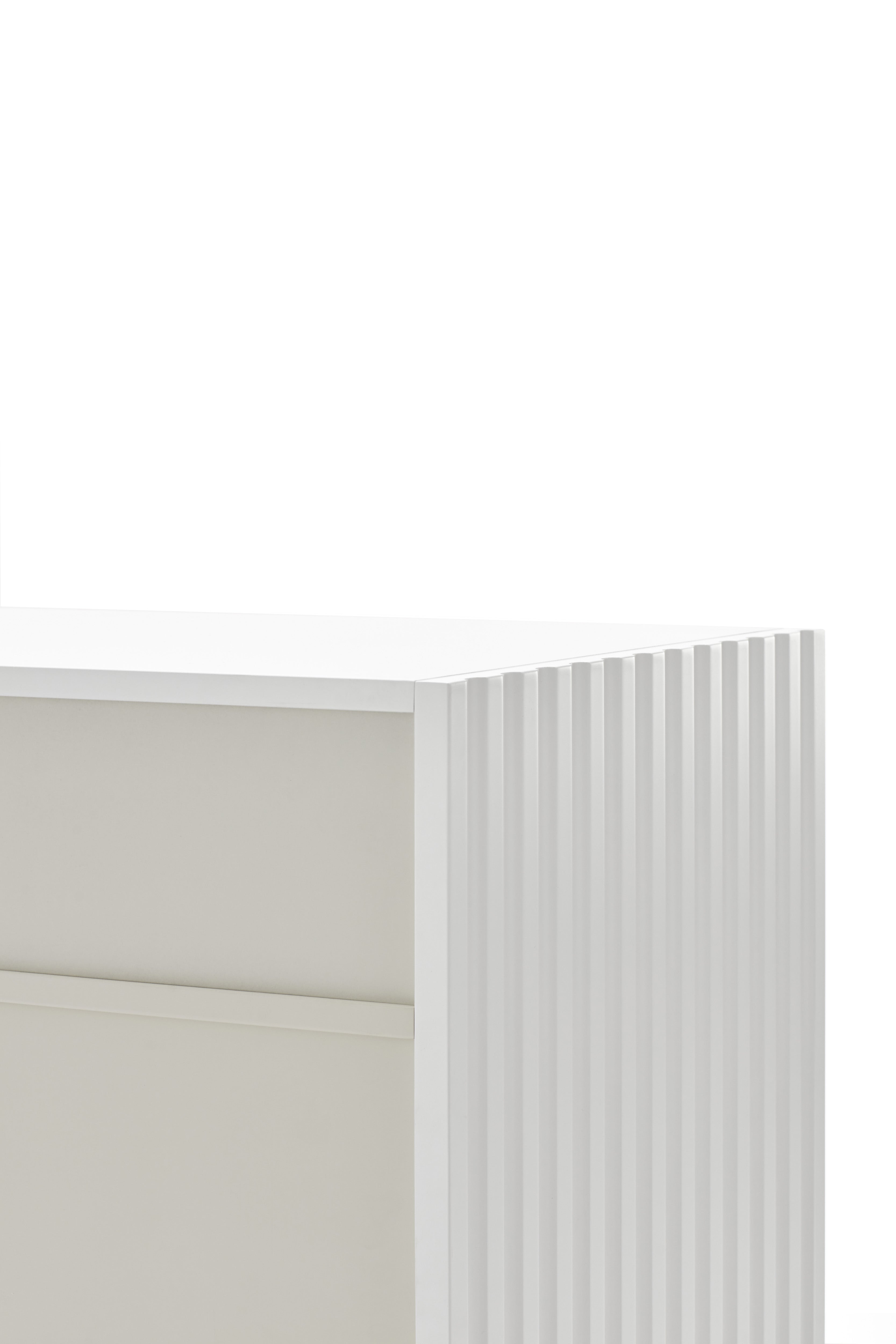 Buffet 2 portes 91x120 cm Doric de Teulat blanc
