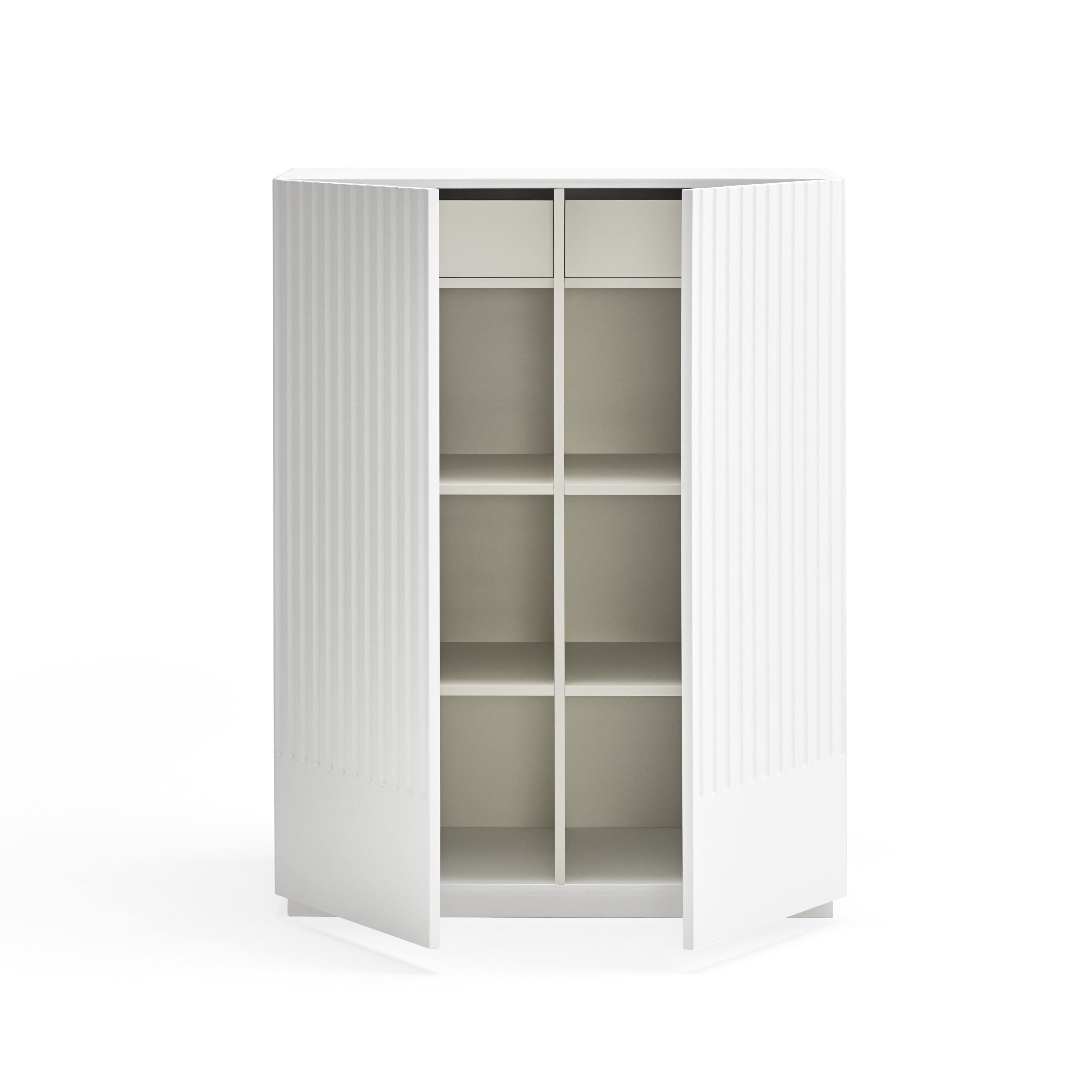 Buffet 2 portes 91x120 cm Doric de Teulat blanc
