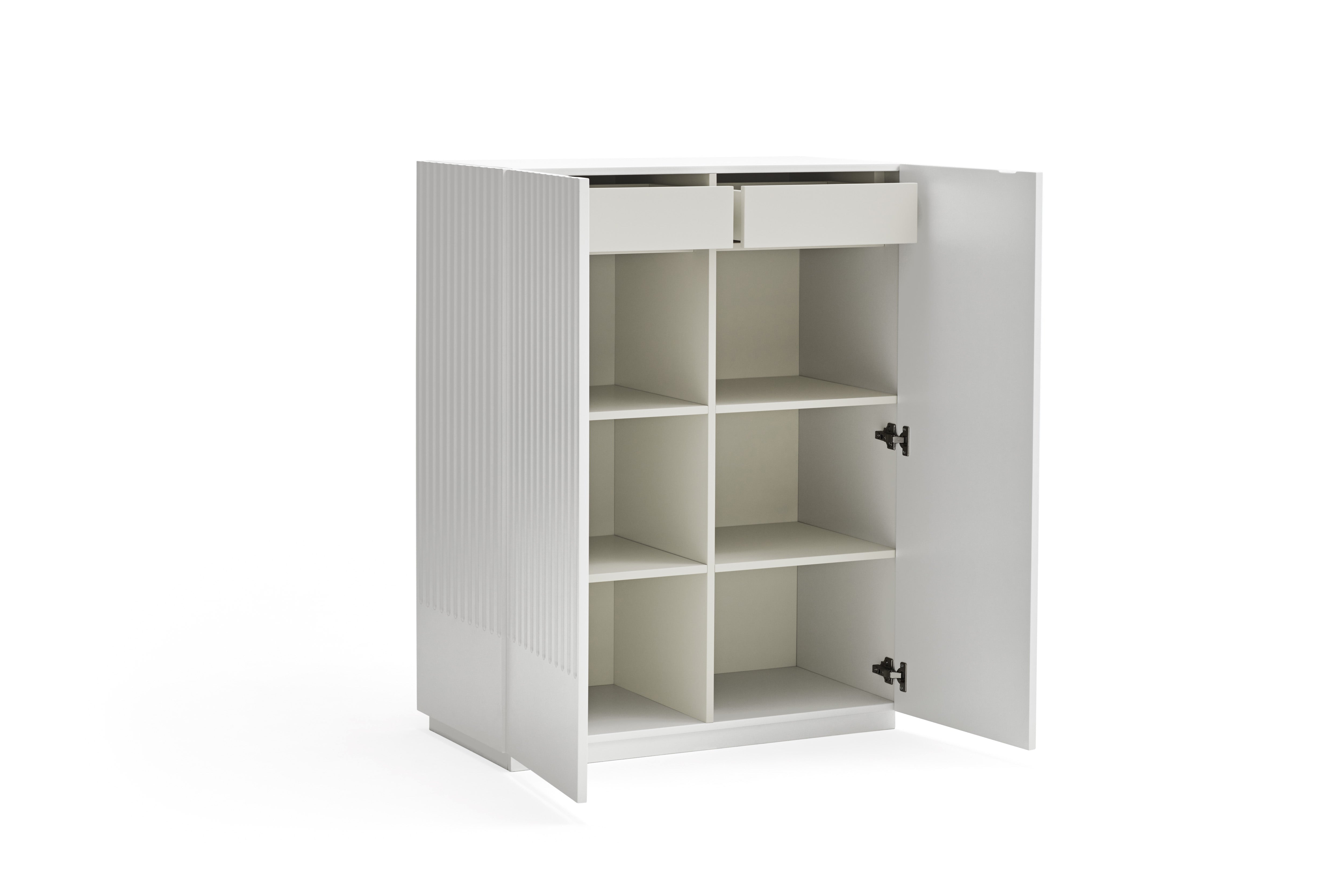 Buffet 2 portes 91x120 cm Doric de Teulat blanc