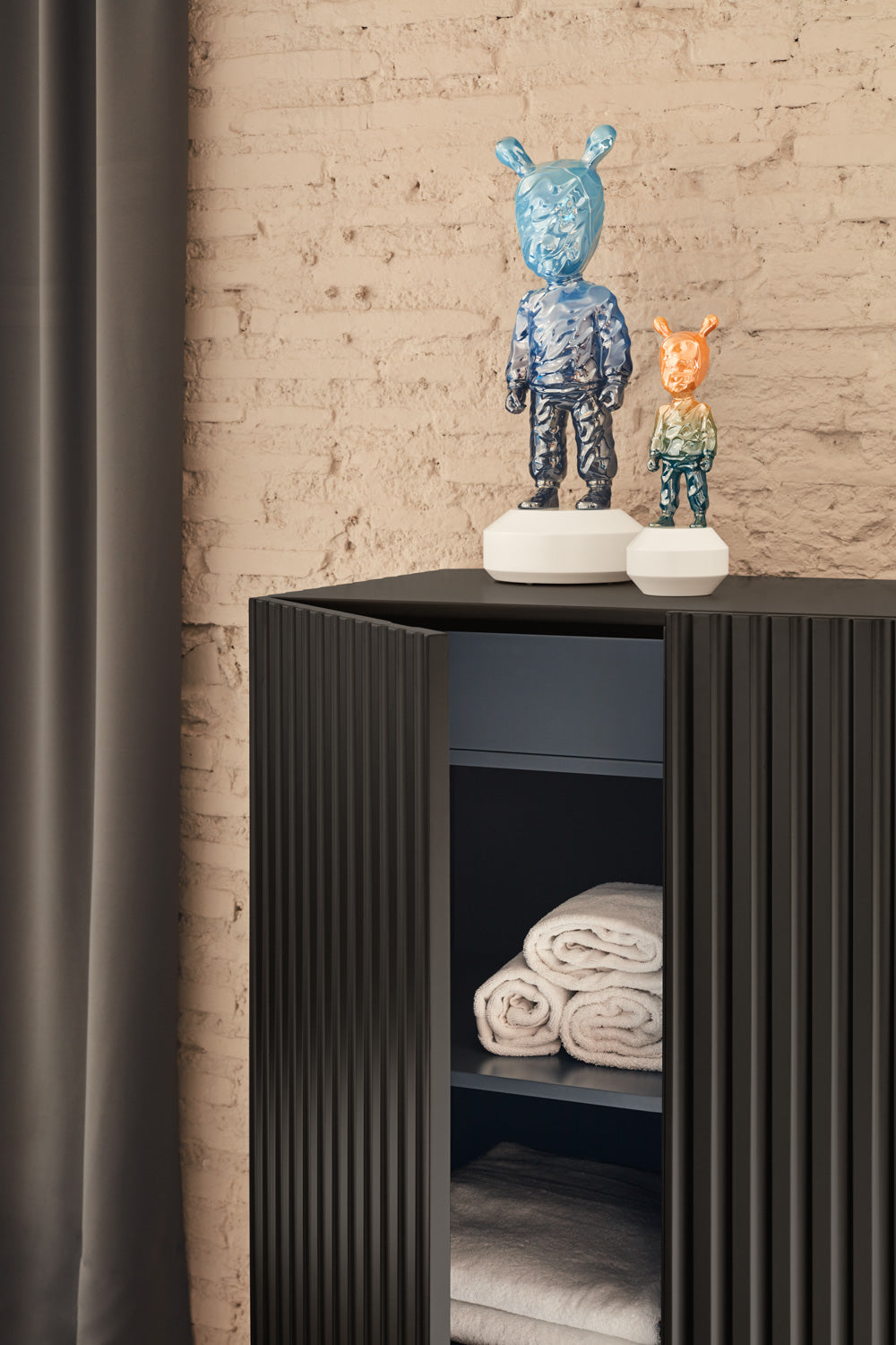 Buffet 2 portes 91x120 cm Doric de Teulat noir