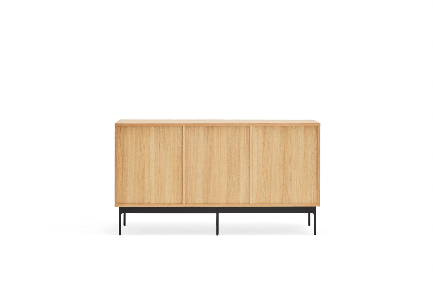 Buffet 3 portes vitrées 140x45 cm Blur de Teulat chêne
