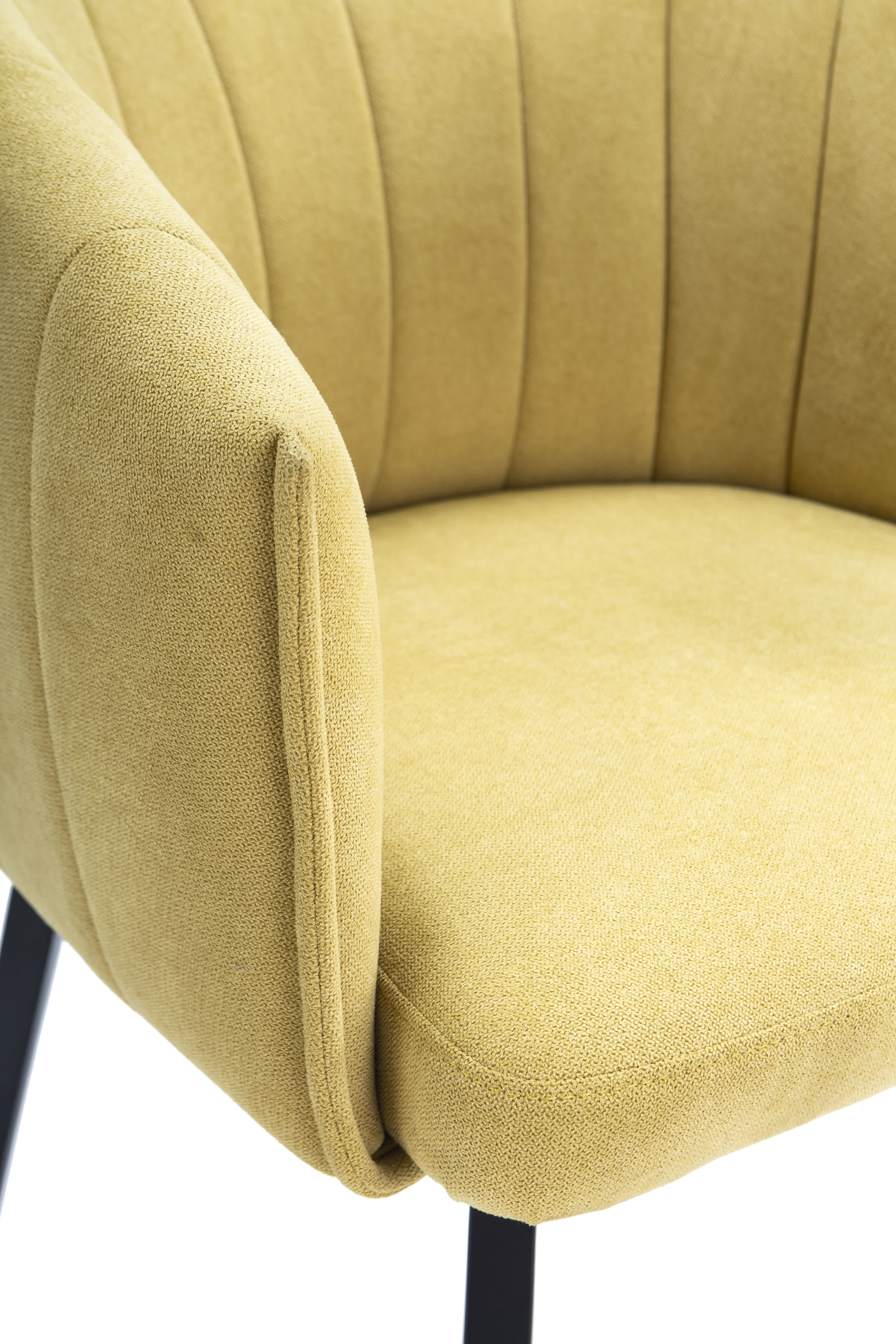 Poltrona con struttura in metallo e gambe Erica 60x60 h81 cm