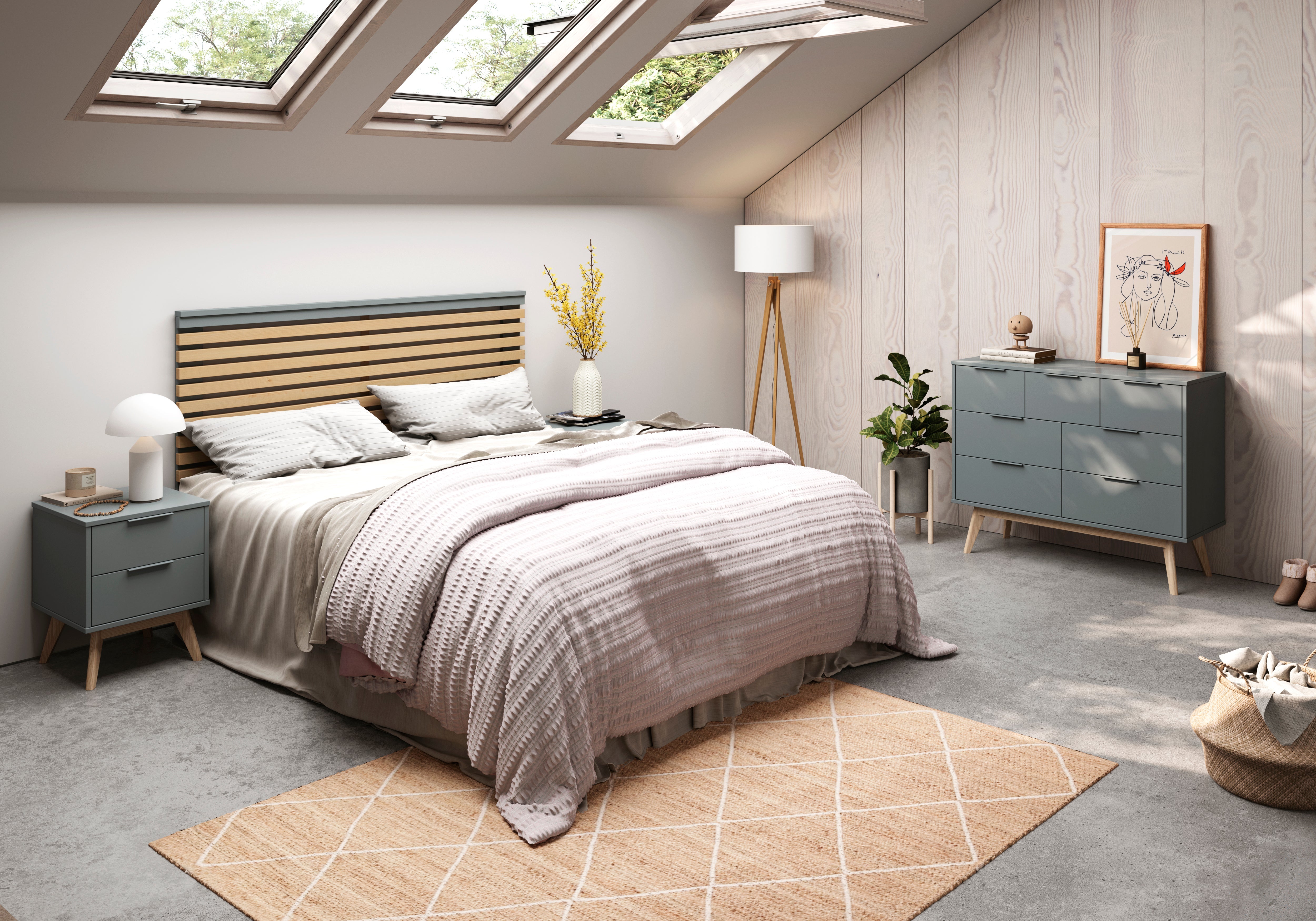 Cassettiera a 7 cassetti Aurora 120x83 cm