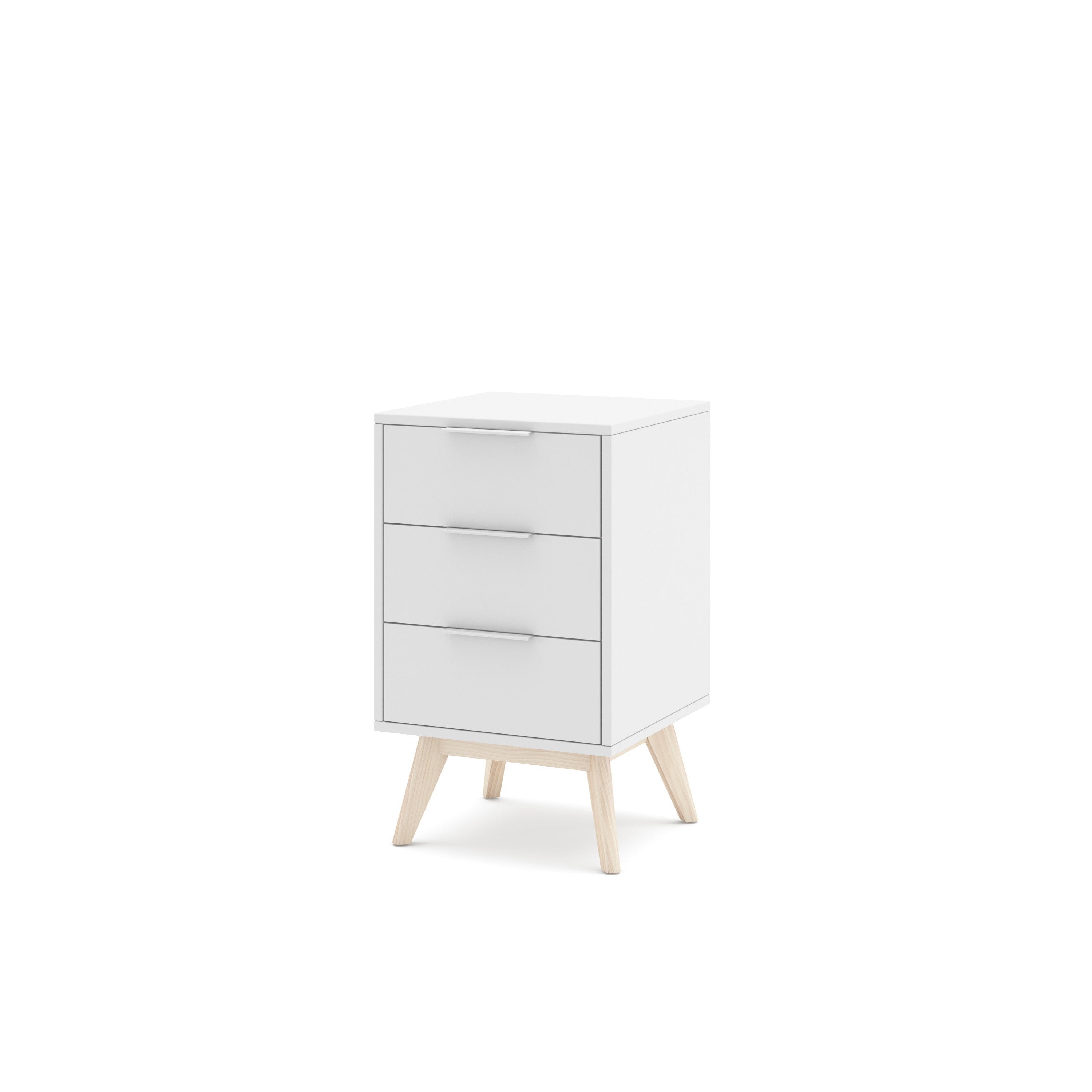 Comodino con 3 cassetti Aurora 40x66 cm
