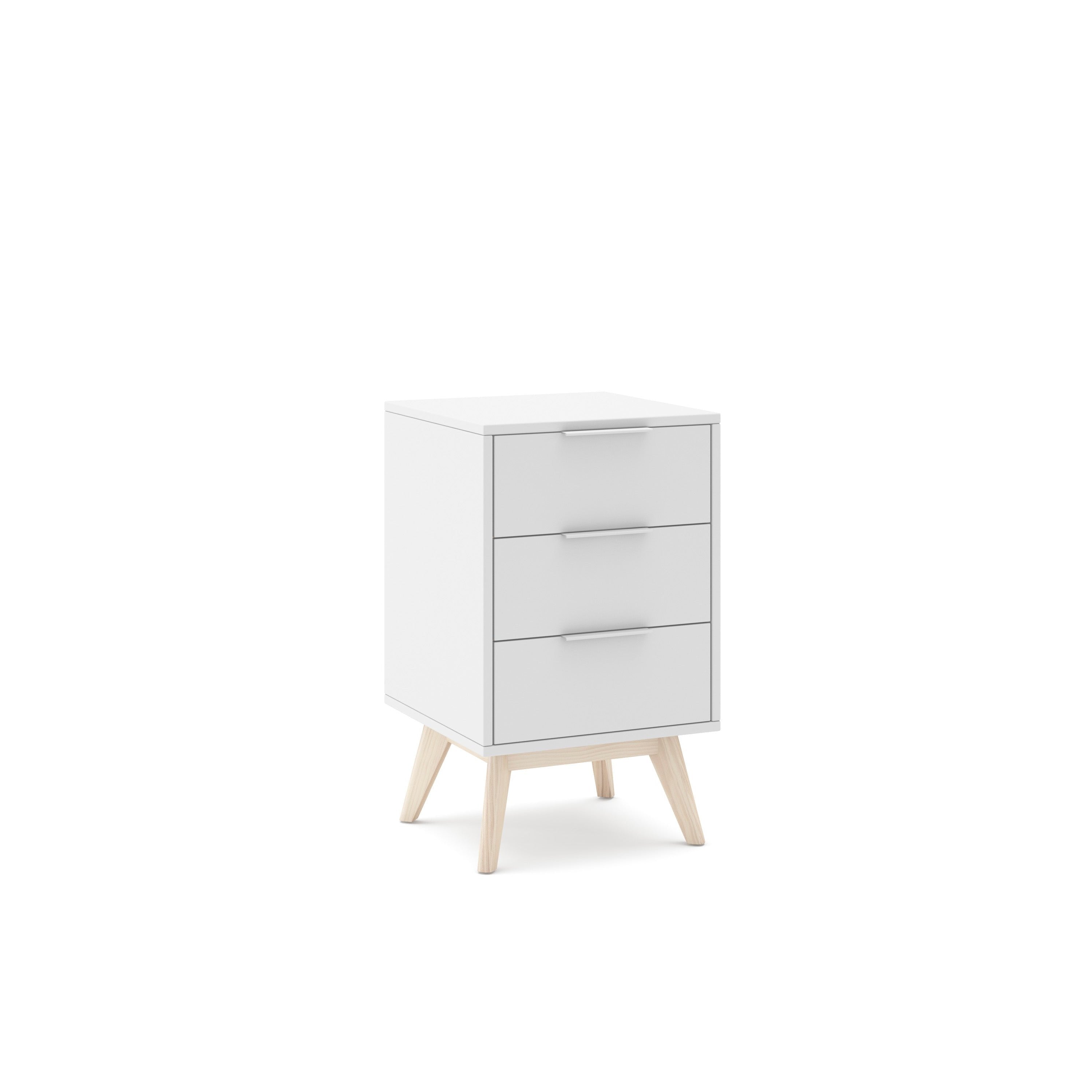 Comodino con 3 cassetti Aurora 40x66 cm