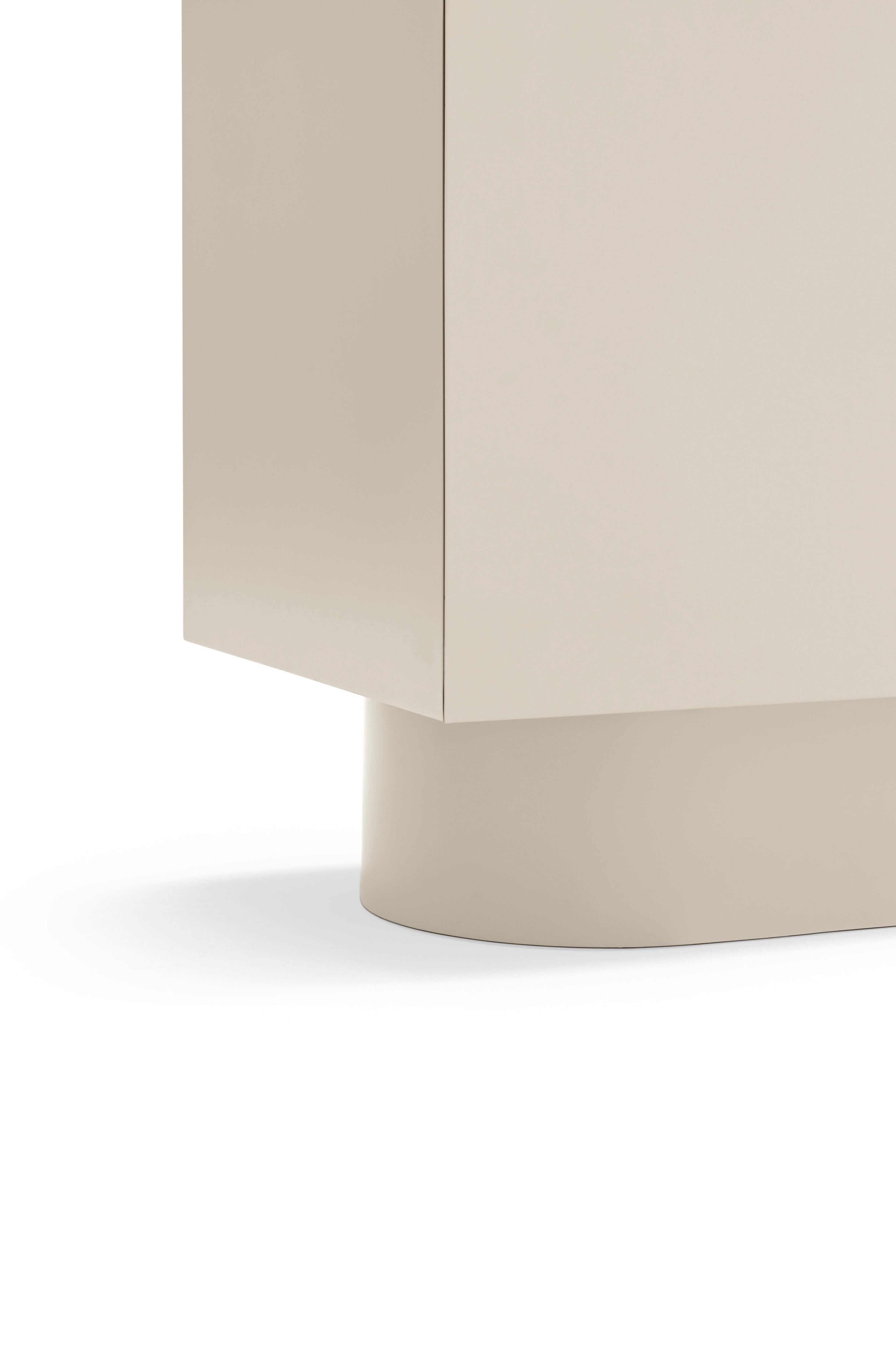 Buffet 2 portes 110x45 cm Totem laqué sable