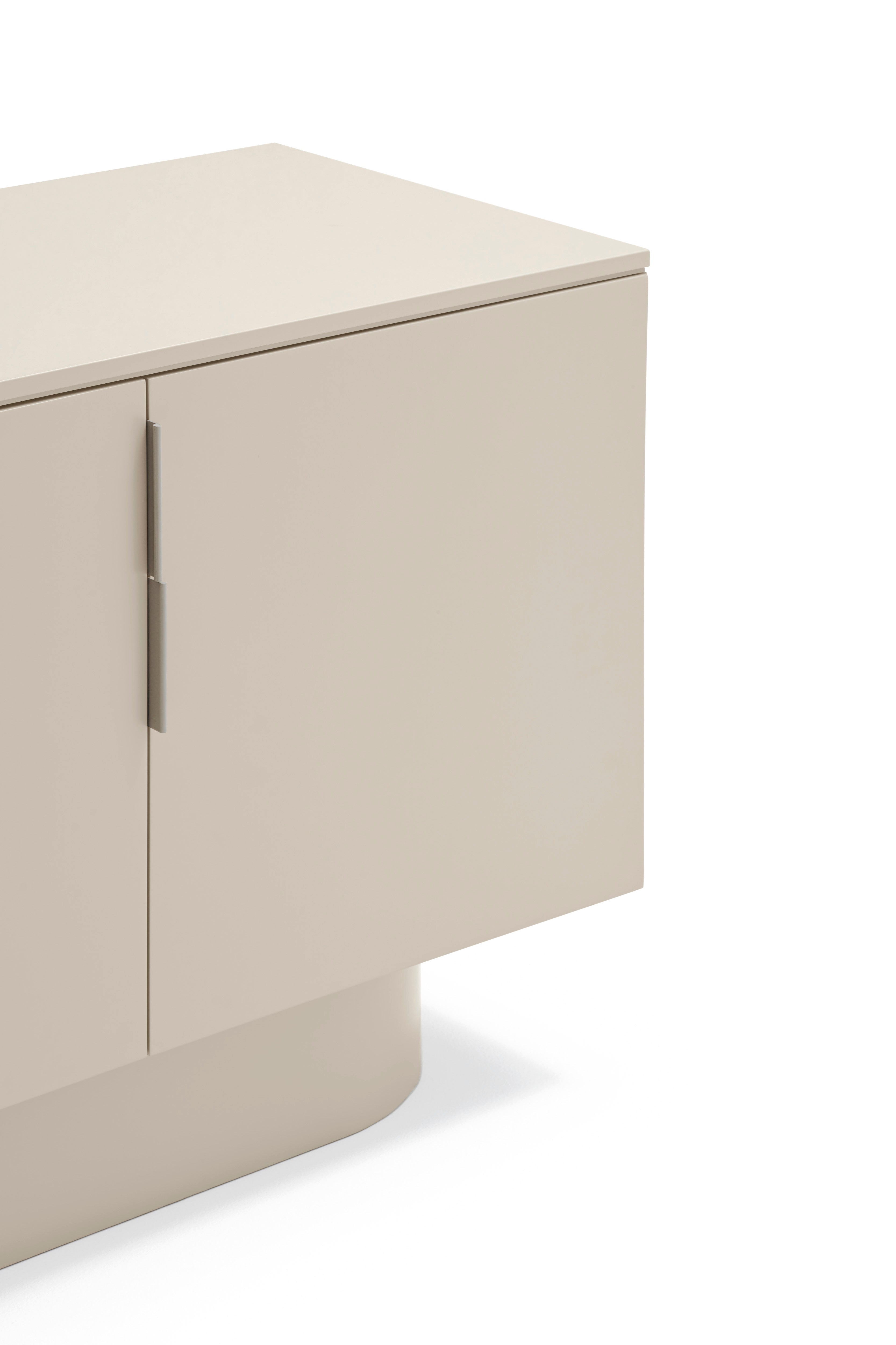 Buffet 4 portes 3 tiroirs 200x50 Totem laqué sable