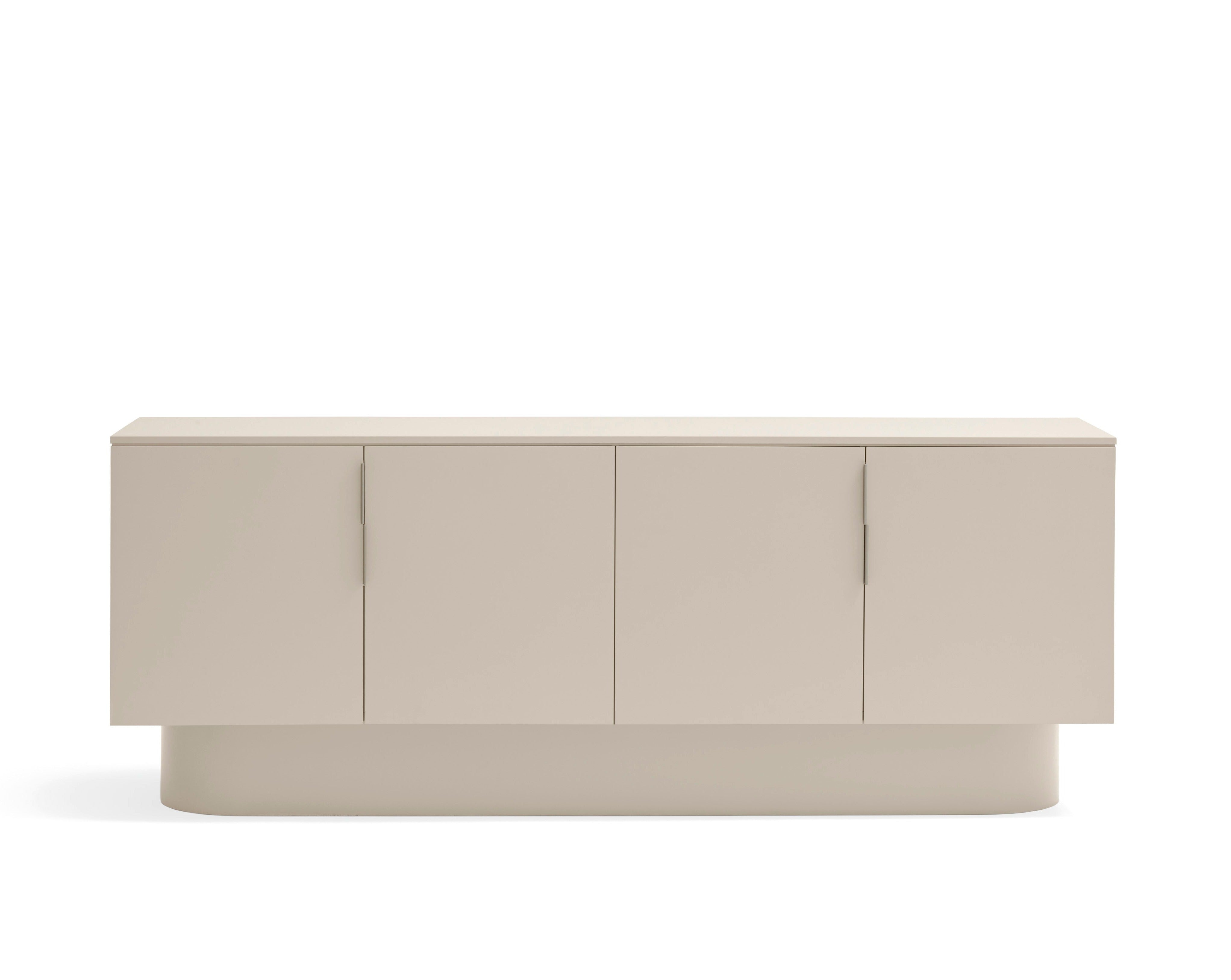 Buffet 4 portes 3 tiroirs 200x50 Totem laqué sable