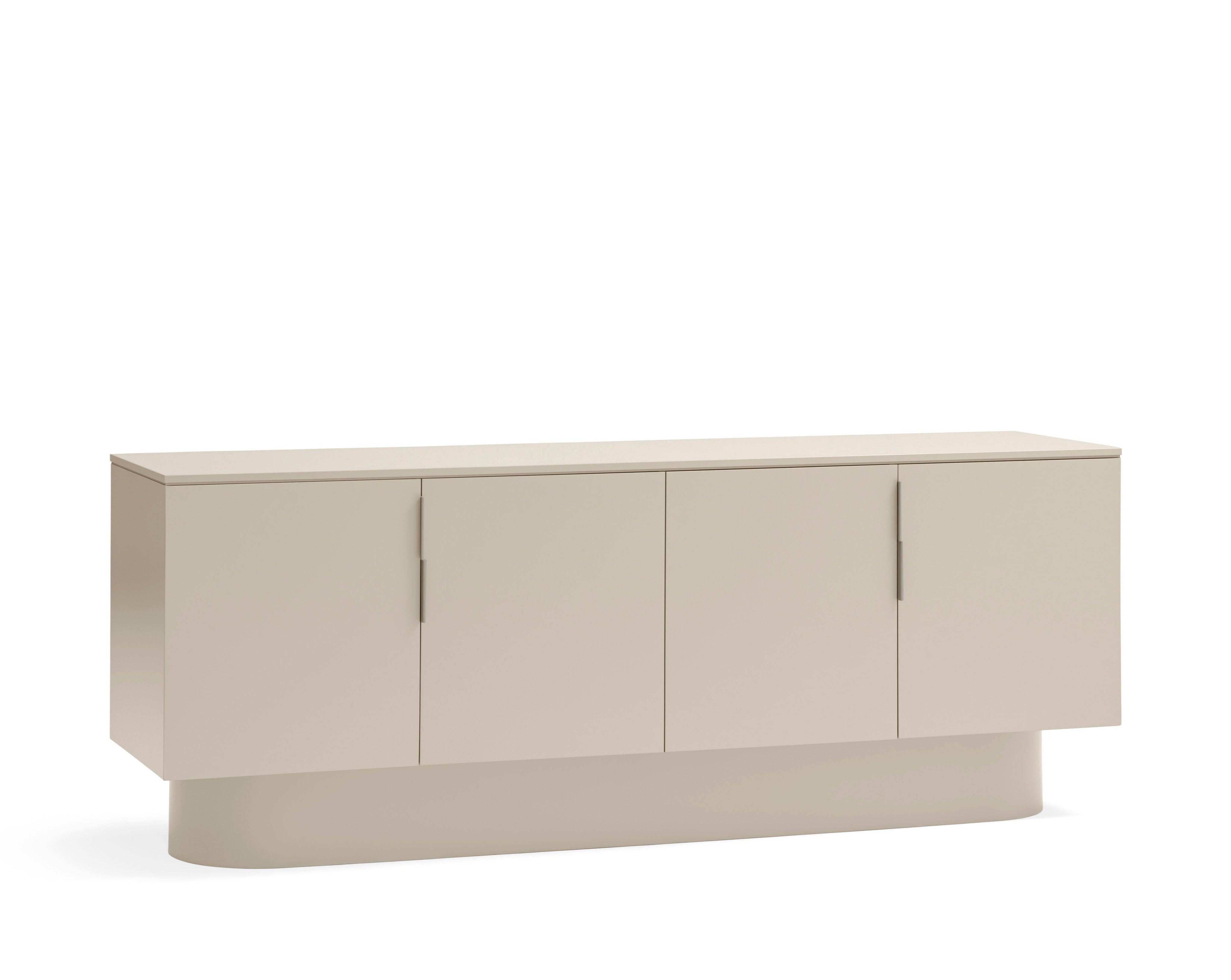 Buffet 4 portes 3 tiroirs 200x50 Totem laqué sable