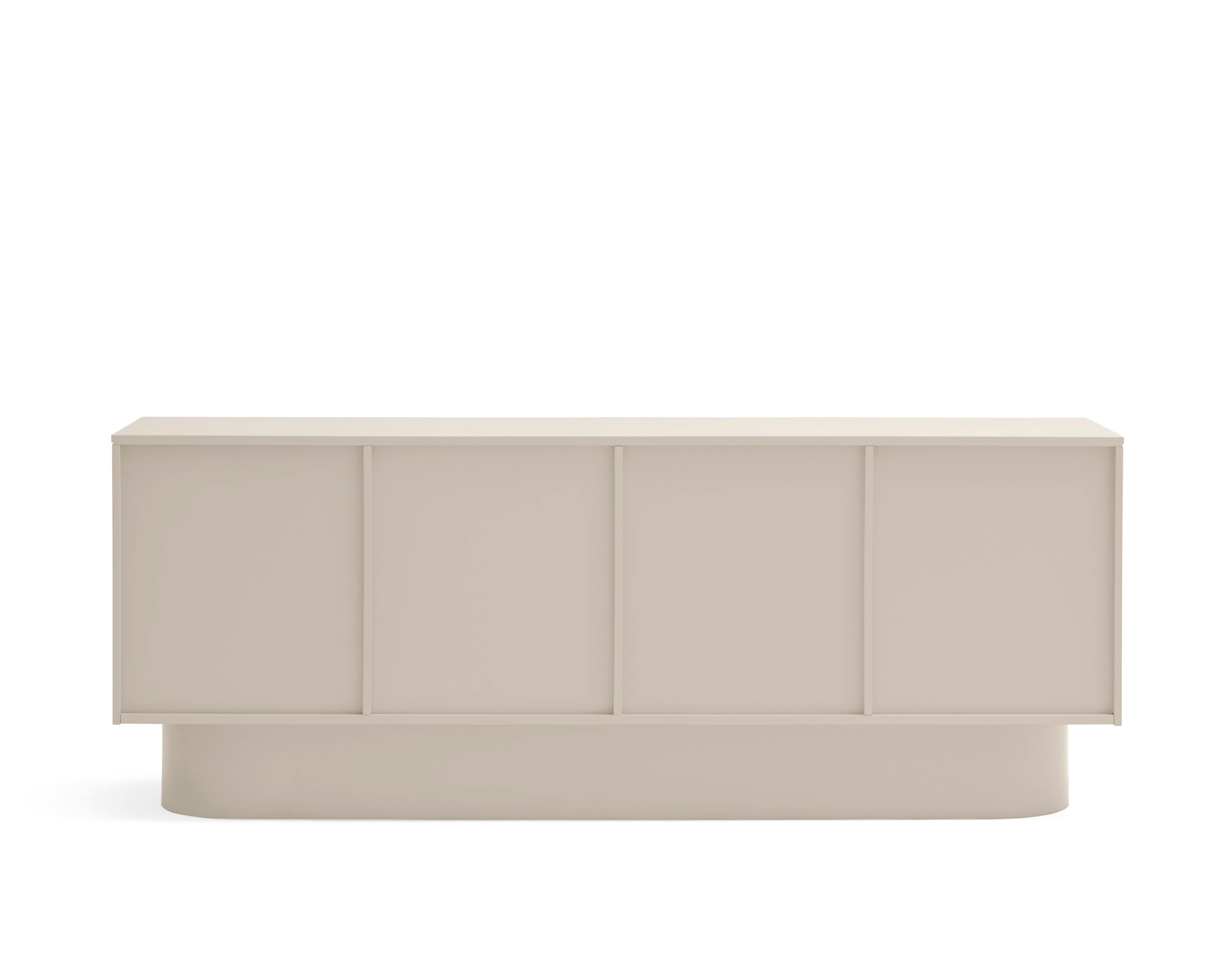 Buffet 4 portes 3 tiroirs 200x50 Totem laqué sable