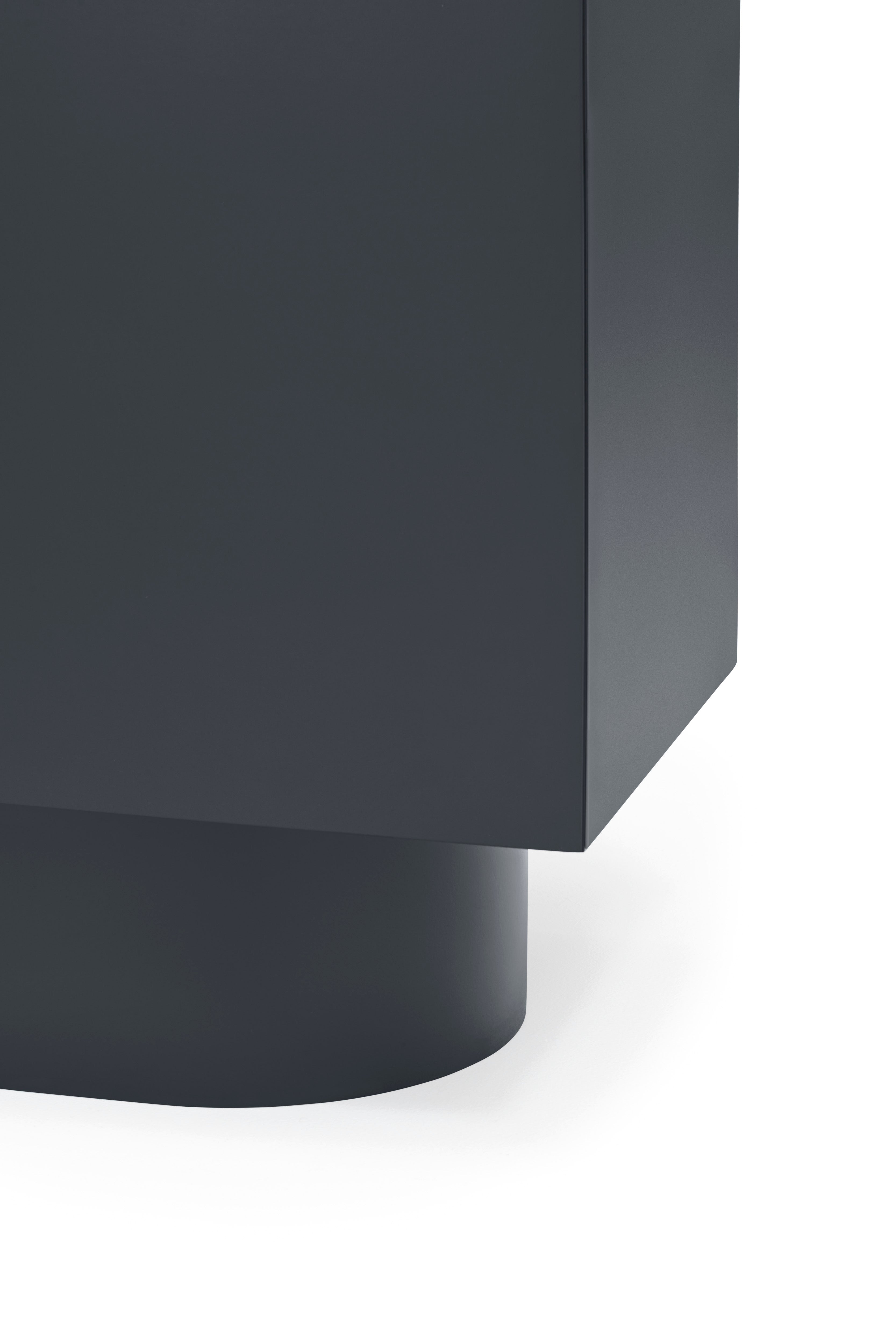 Buffet 2 portes 110x45 cm Totem gris anthracite