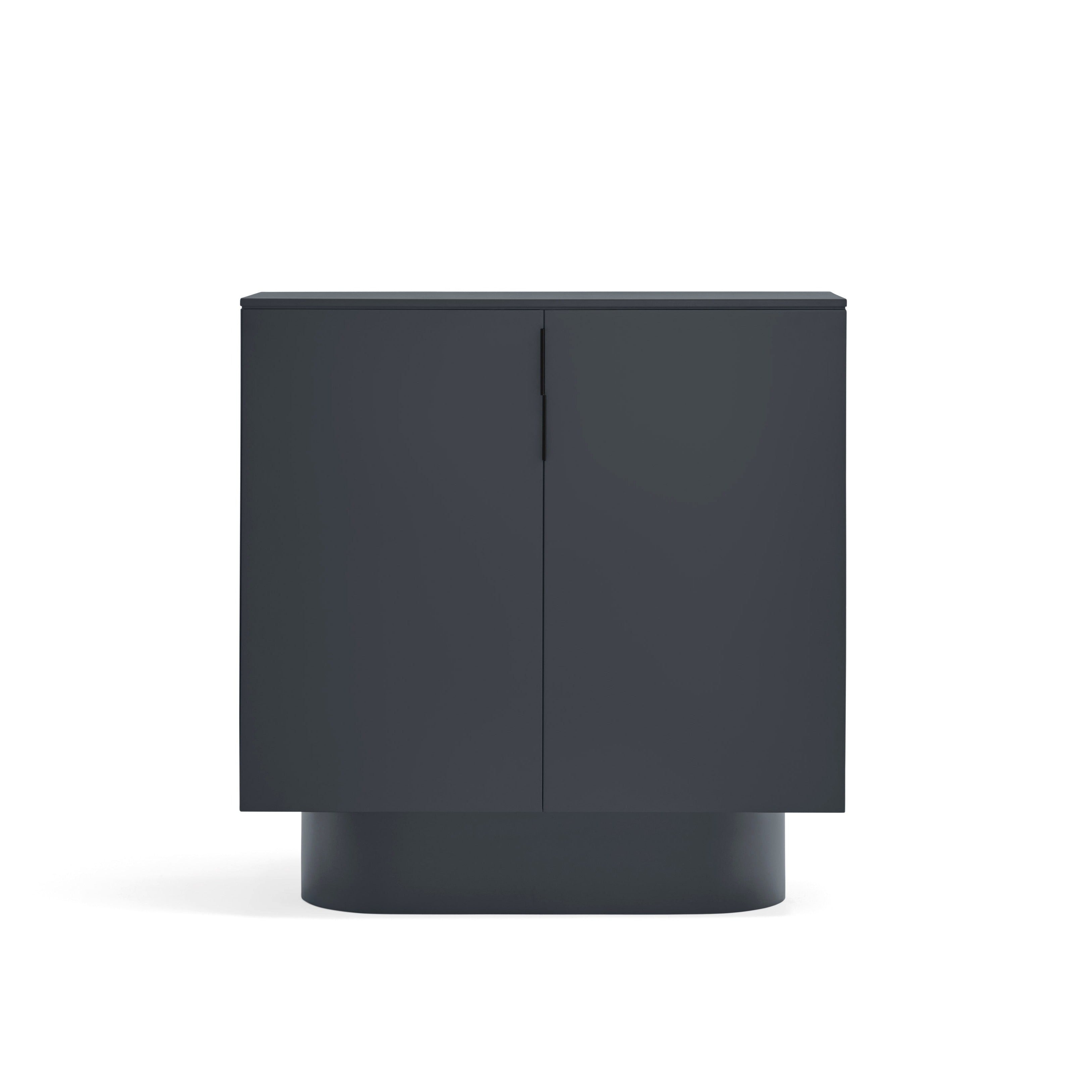 Buffet 2 portes 110x45 cm Totem gris anthracite